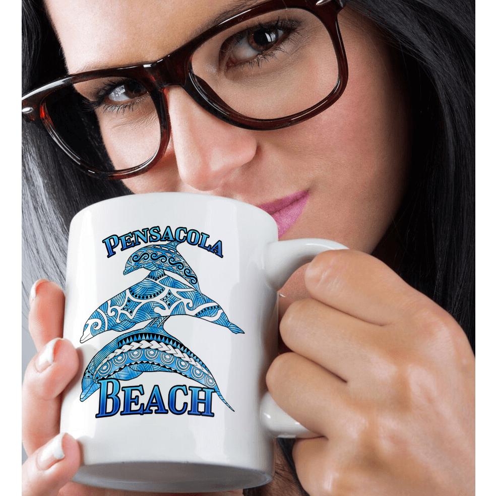 3dRose, Tribal dolphins for your vacation to Pensacola Florida., Mug - Picture 30 of 99