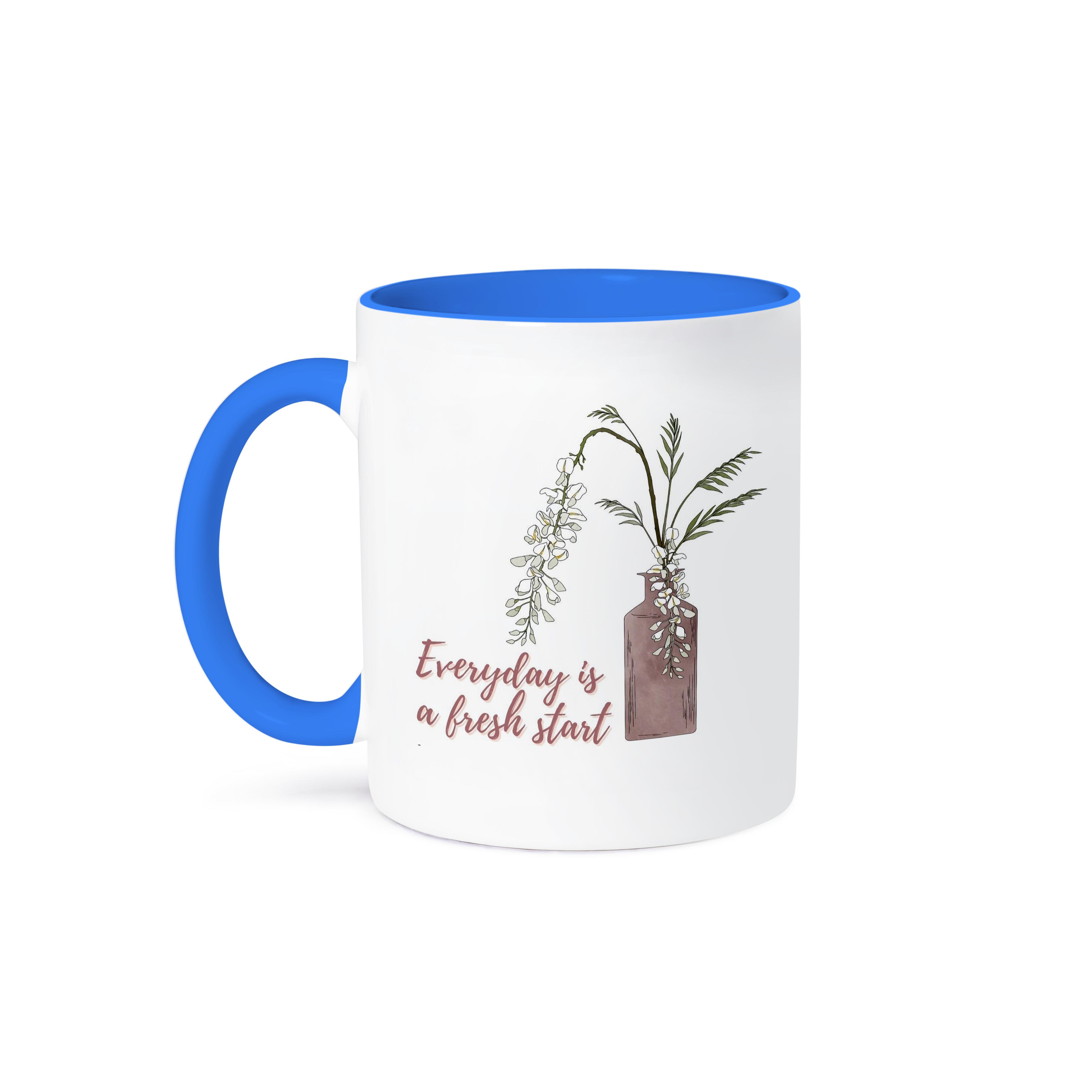3dRose, Positive Quotes everyday is a fresh start, Mug - Bild 43 von 99
