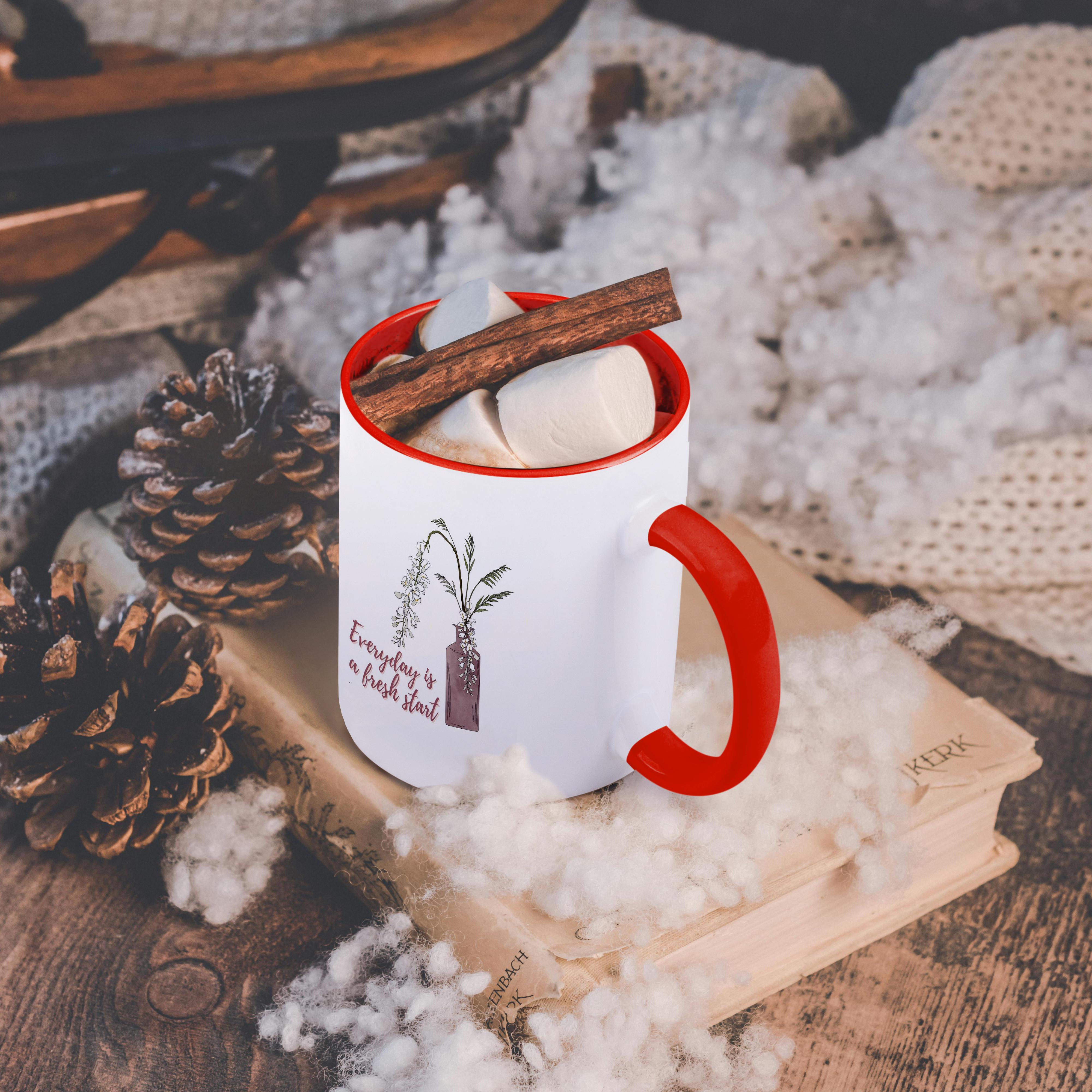 3dRose, Positive Quotes everyday is a fresh start, Mug - Bild 33 von 99