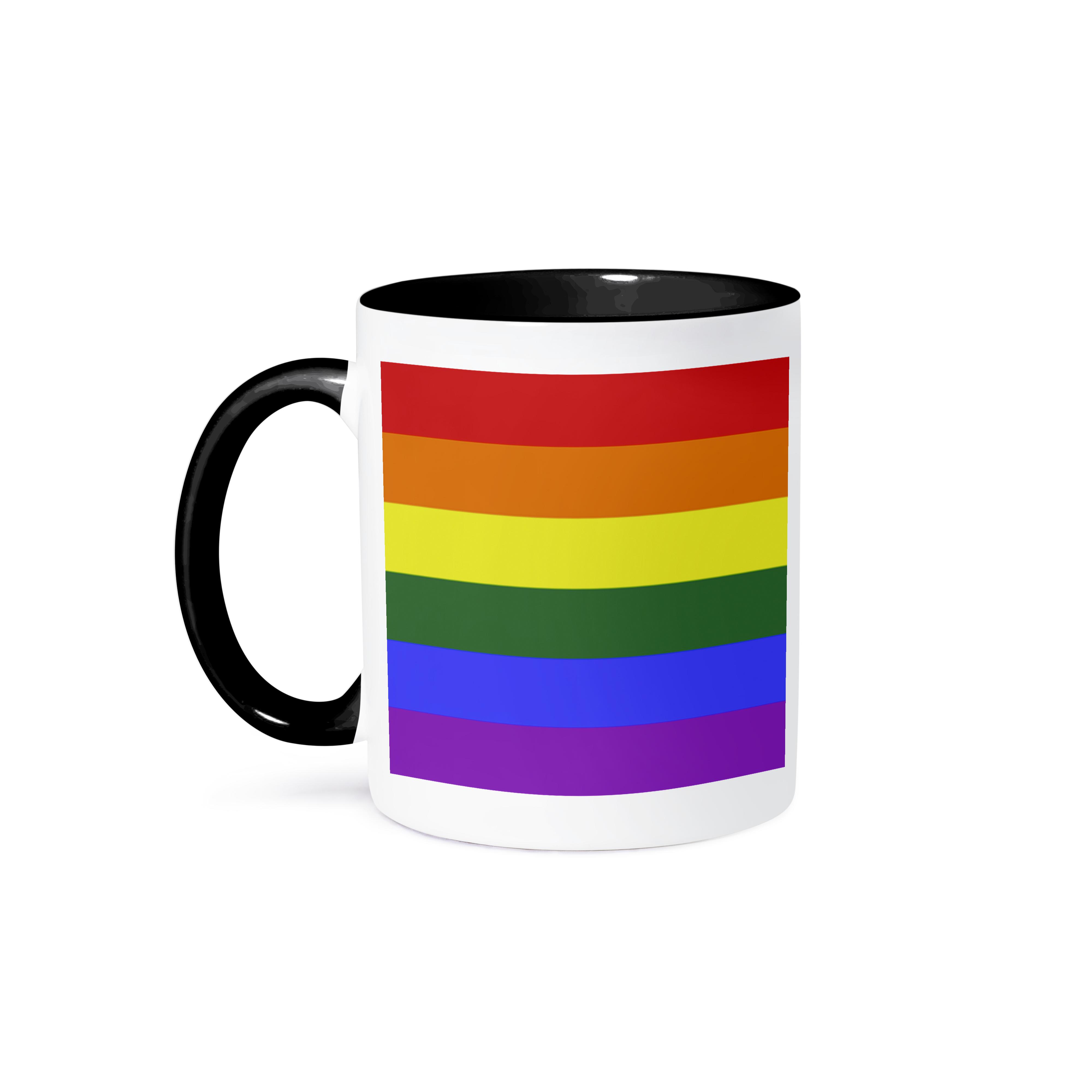 3dRose, Rainbow Flag Gay Lesbian Pride Icon, Mug - Picture 15 of 99