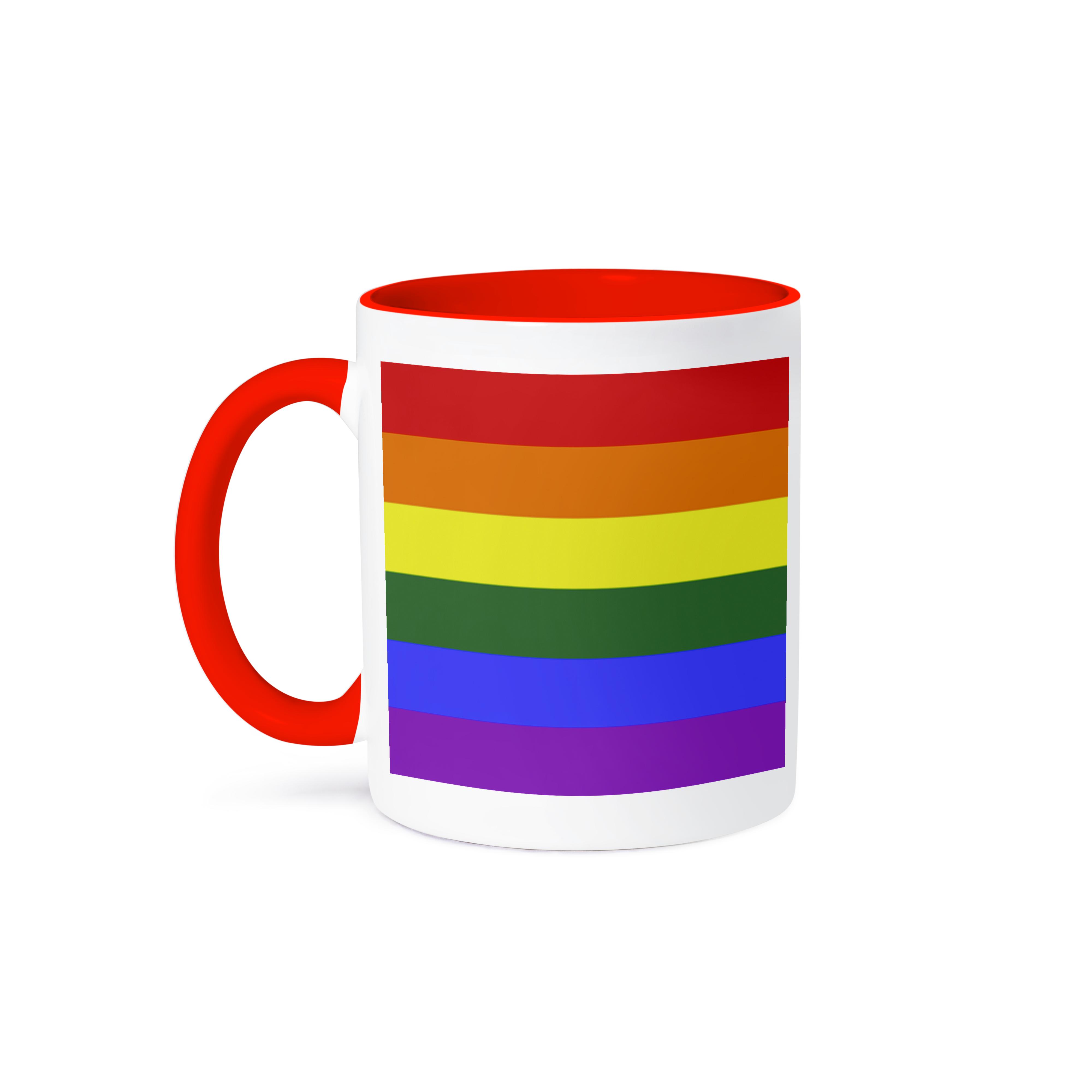 3dRose, Rainbow Flag Gay Lesbian Pride Icon, Mug - Picture 8 of 99