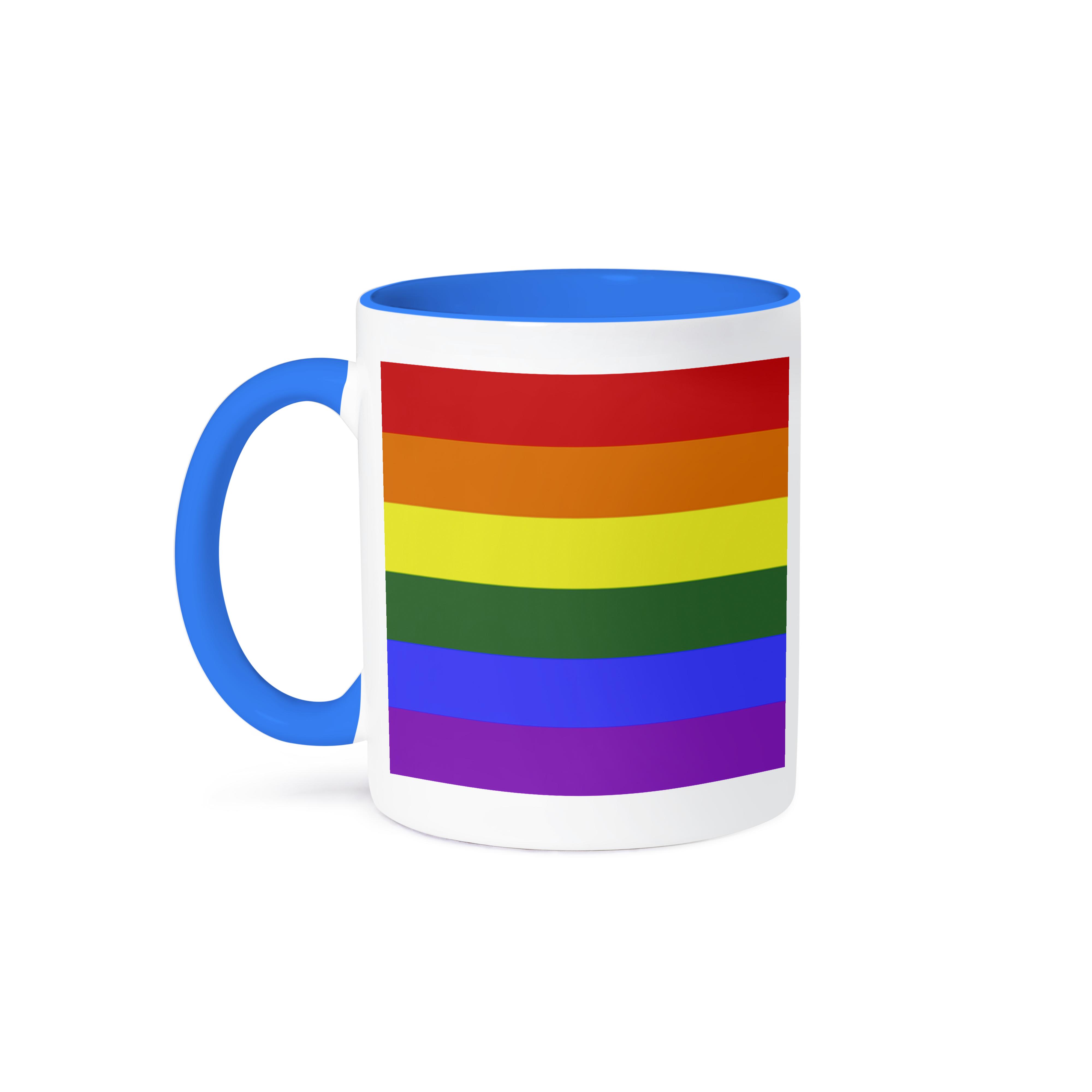 3dRose, Rainbow Flag Gay Lesbian Pride Icon, Mug - Picture 50 of 99