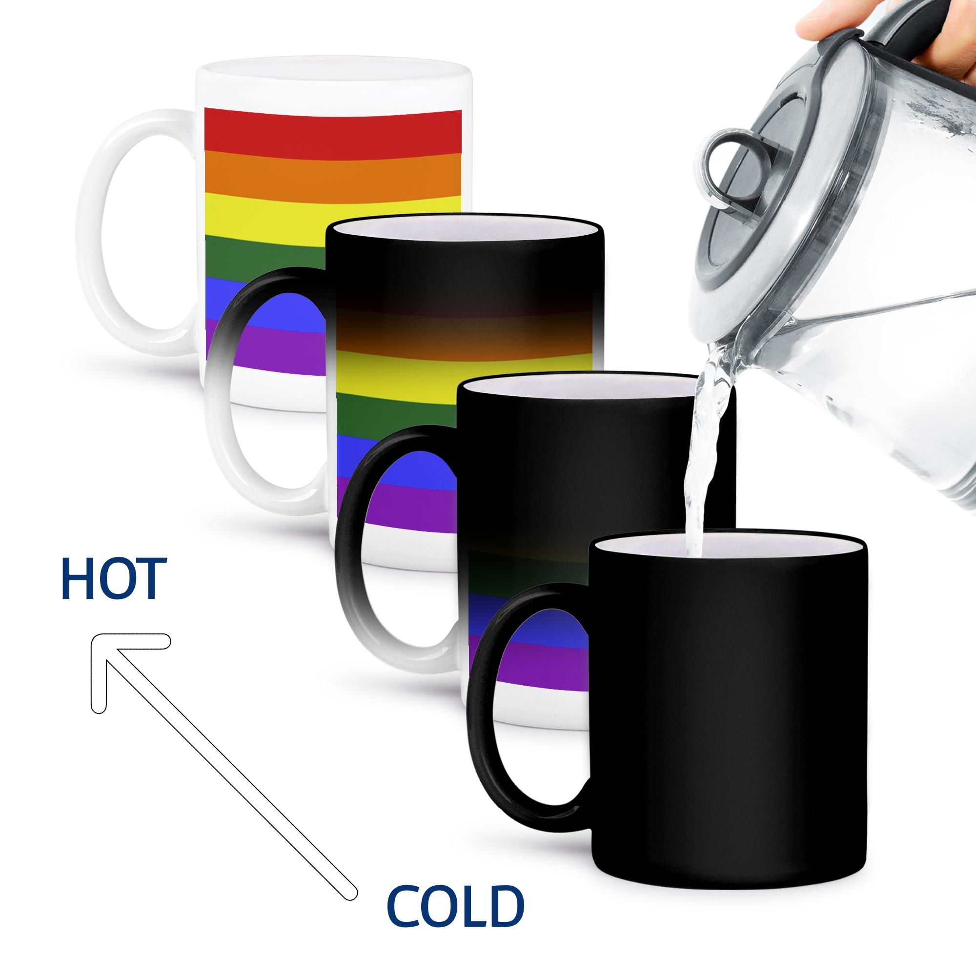 3dRose, Rainbow Flag Gay Lesbian Pride Icon, Mug - Picture 60 of 99