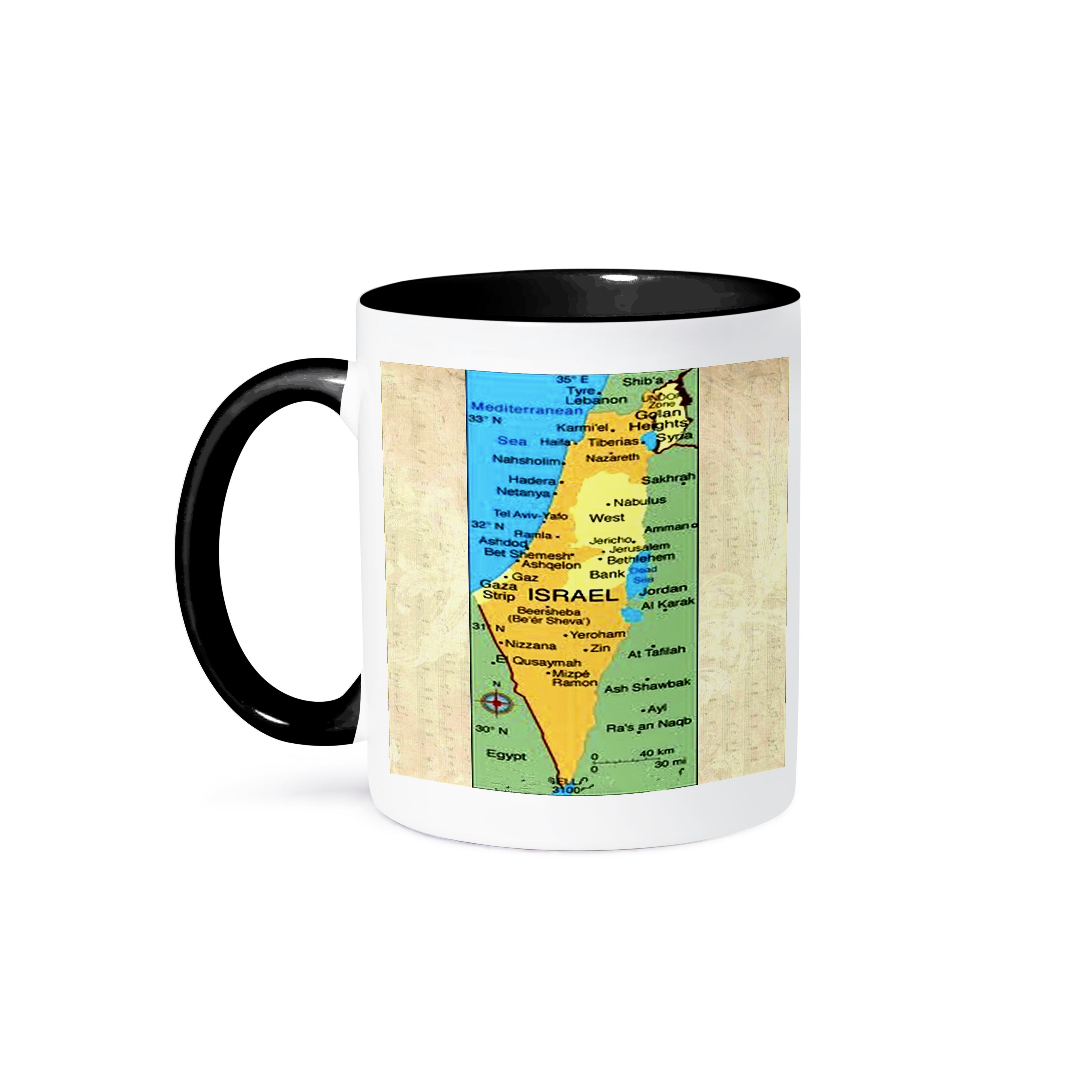 Taza 3dRose, mapa de Israel - Imagen 22 de 99