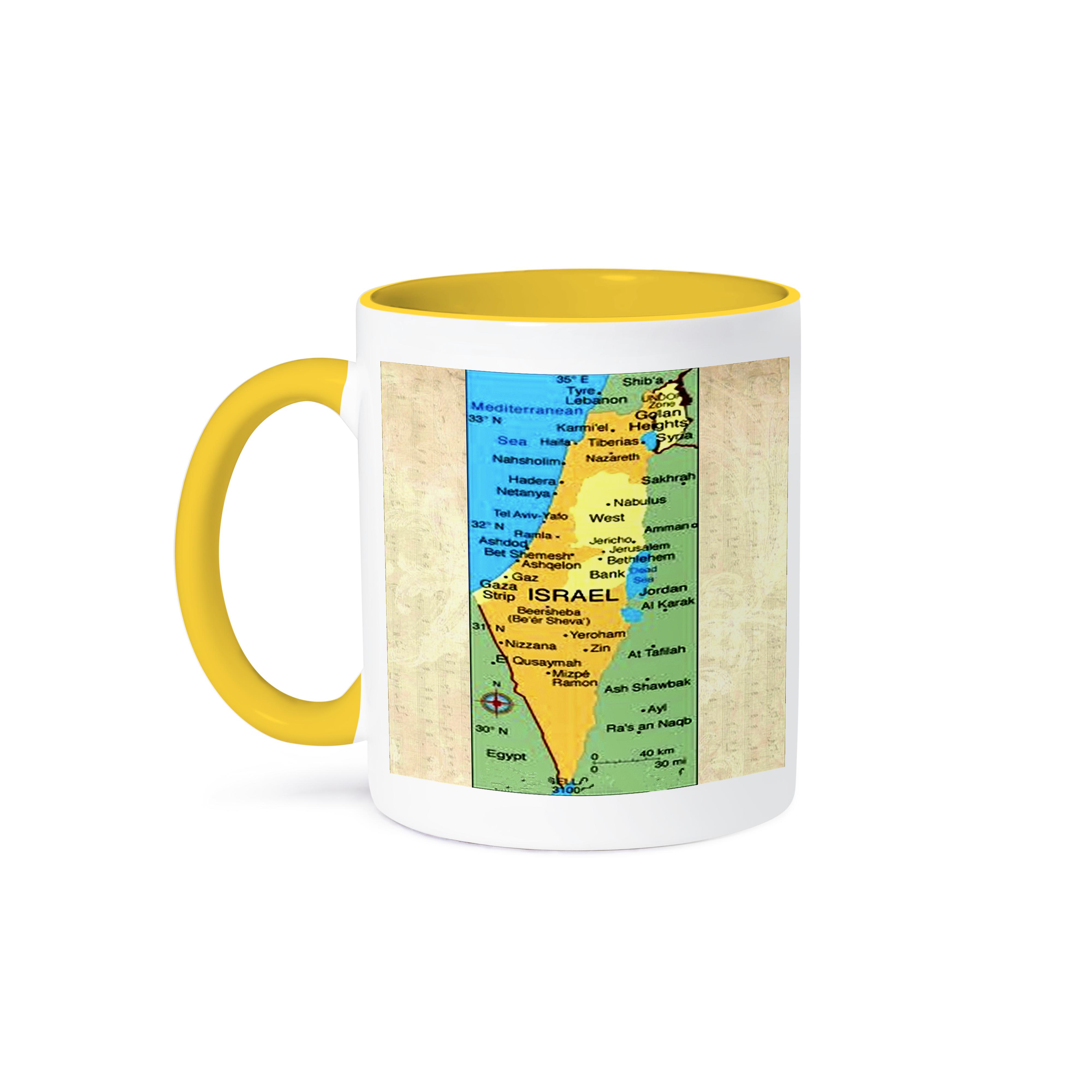Taza 3dRose, mapa de Israel - Imagen 8 de 99