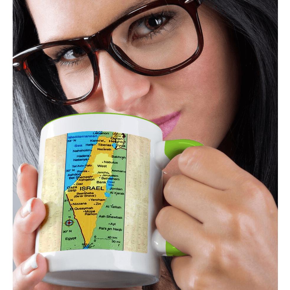 Taza 3dRose, mapa de Israel - Imagen 37 de 99