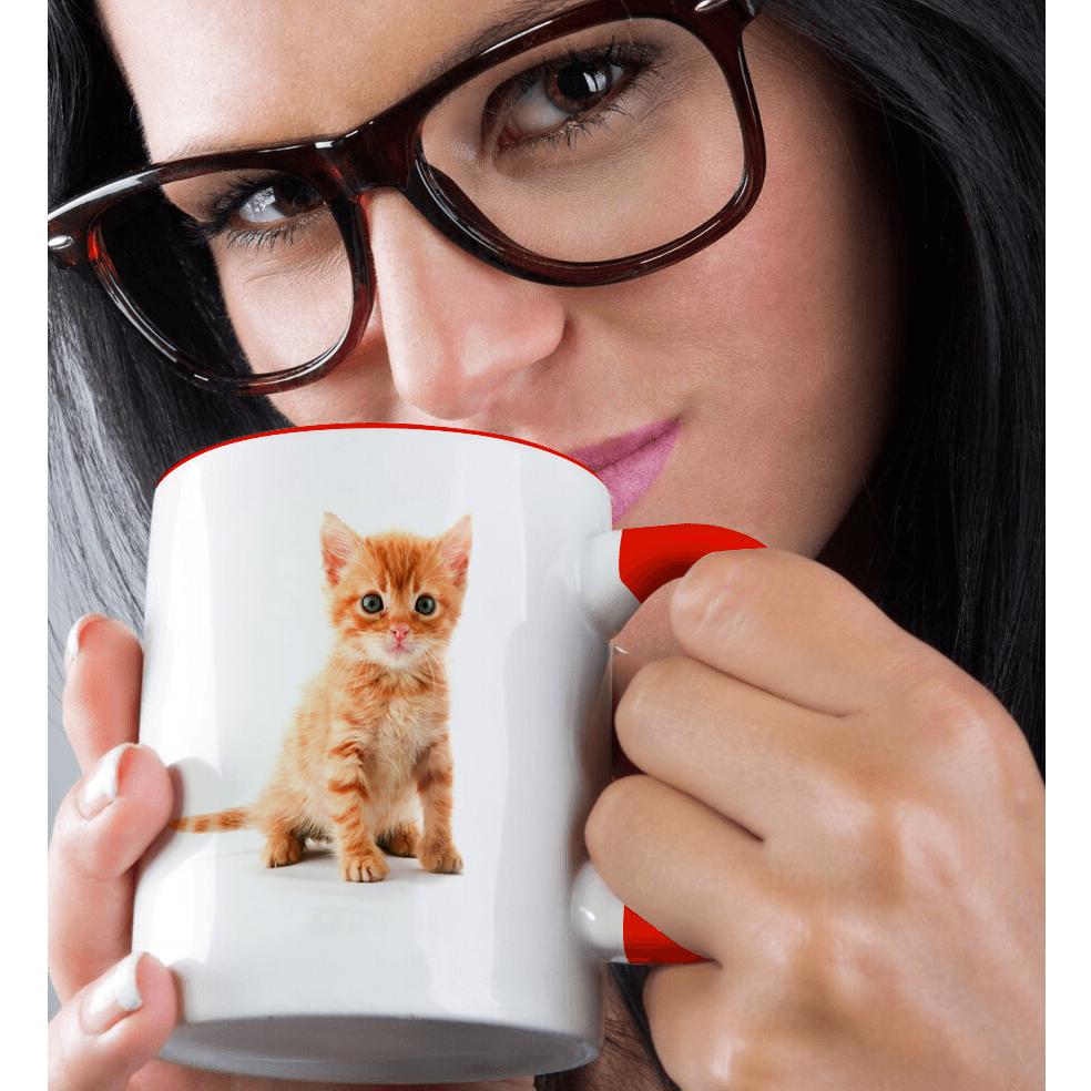 3dRose, süßes orangefarbenes Tabby Kätzchen, Tasse - Bild 30 von 99