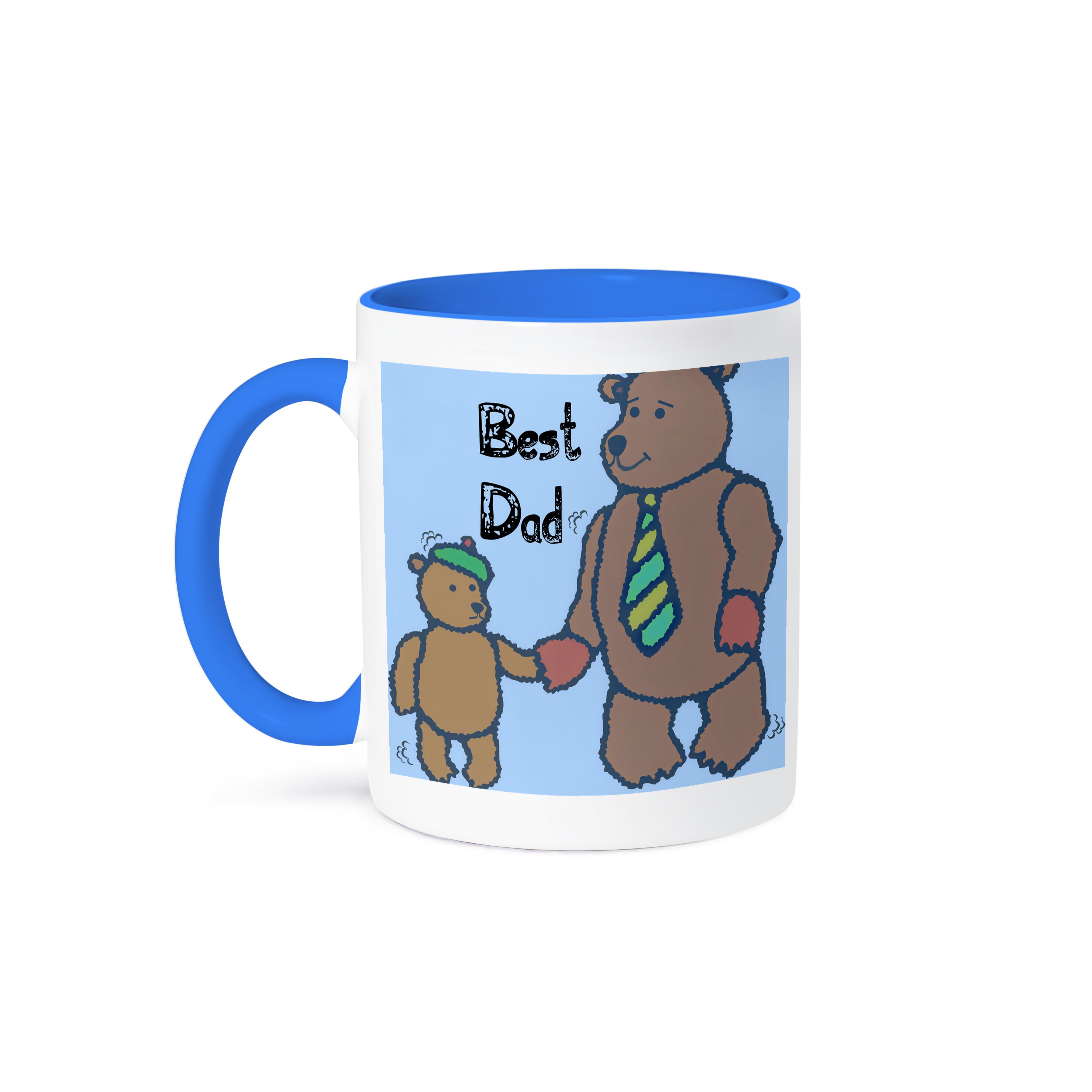 3dRose, Best Dad Bears - Día del Padre - Lindo Arte, Taza - Imagen 50 de 99