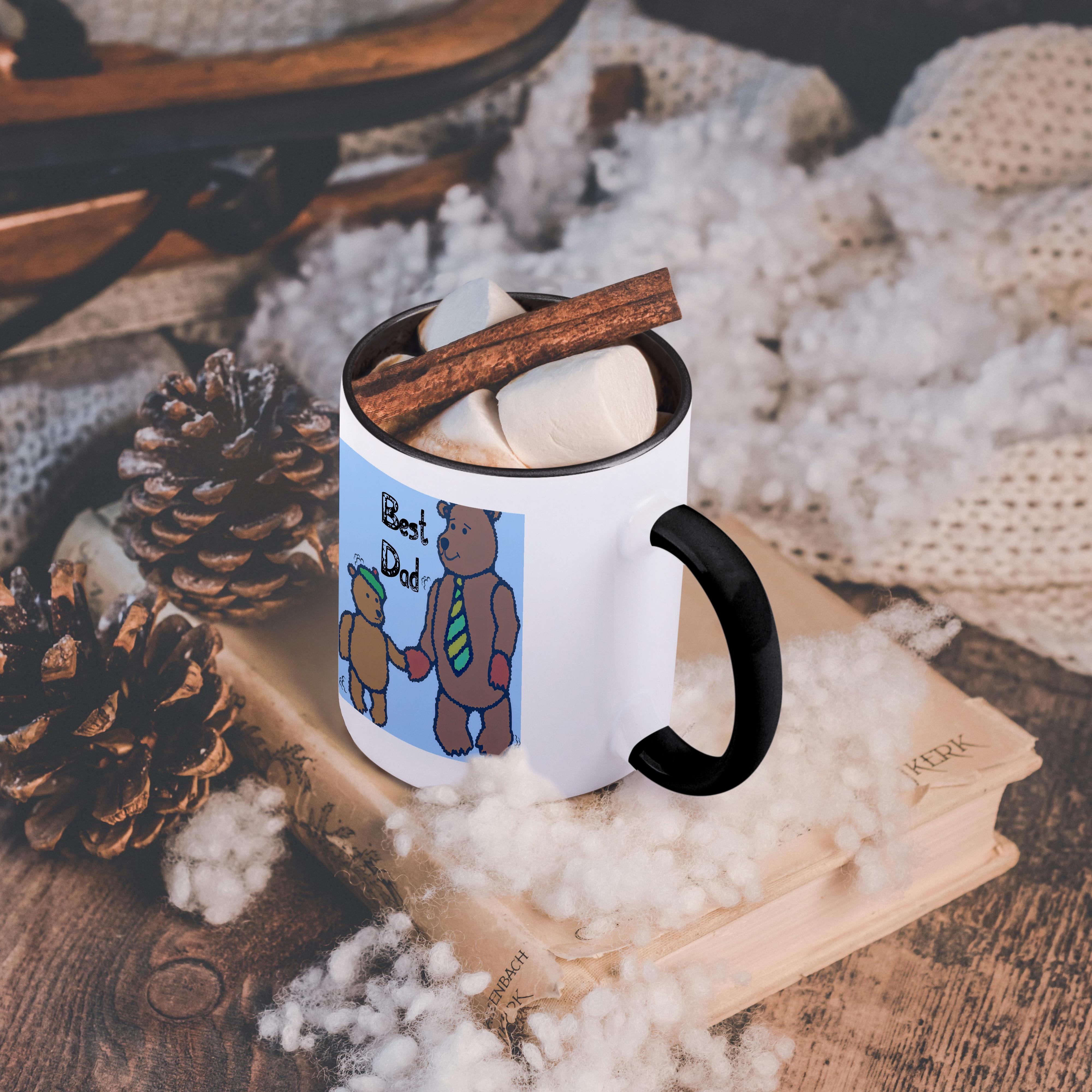3dRose, Best Dad Bears - Día del Padre - Lindo Arte, Taza - Imagen 19 de 99