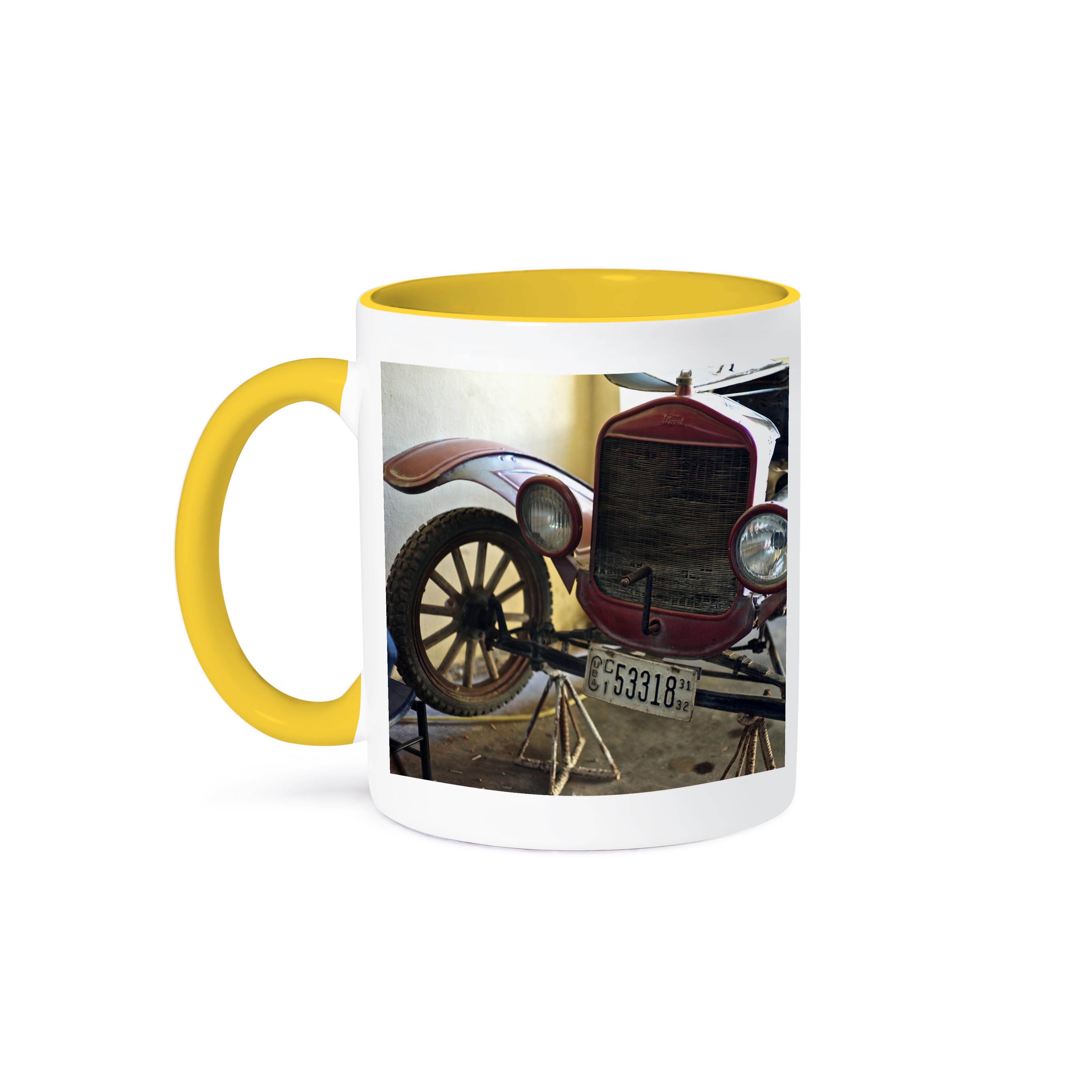 3dRose, Old Ford, a vintage American car from early century, Mug - Picture 36 of 99