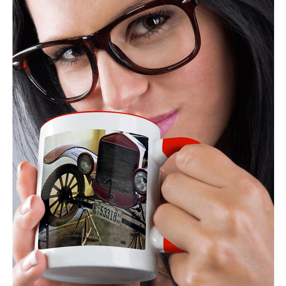 3dRose, Old Ford, a vintage American car from early century, Mug - Picture 9 of 99