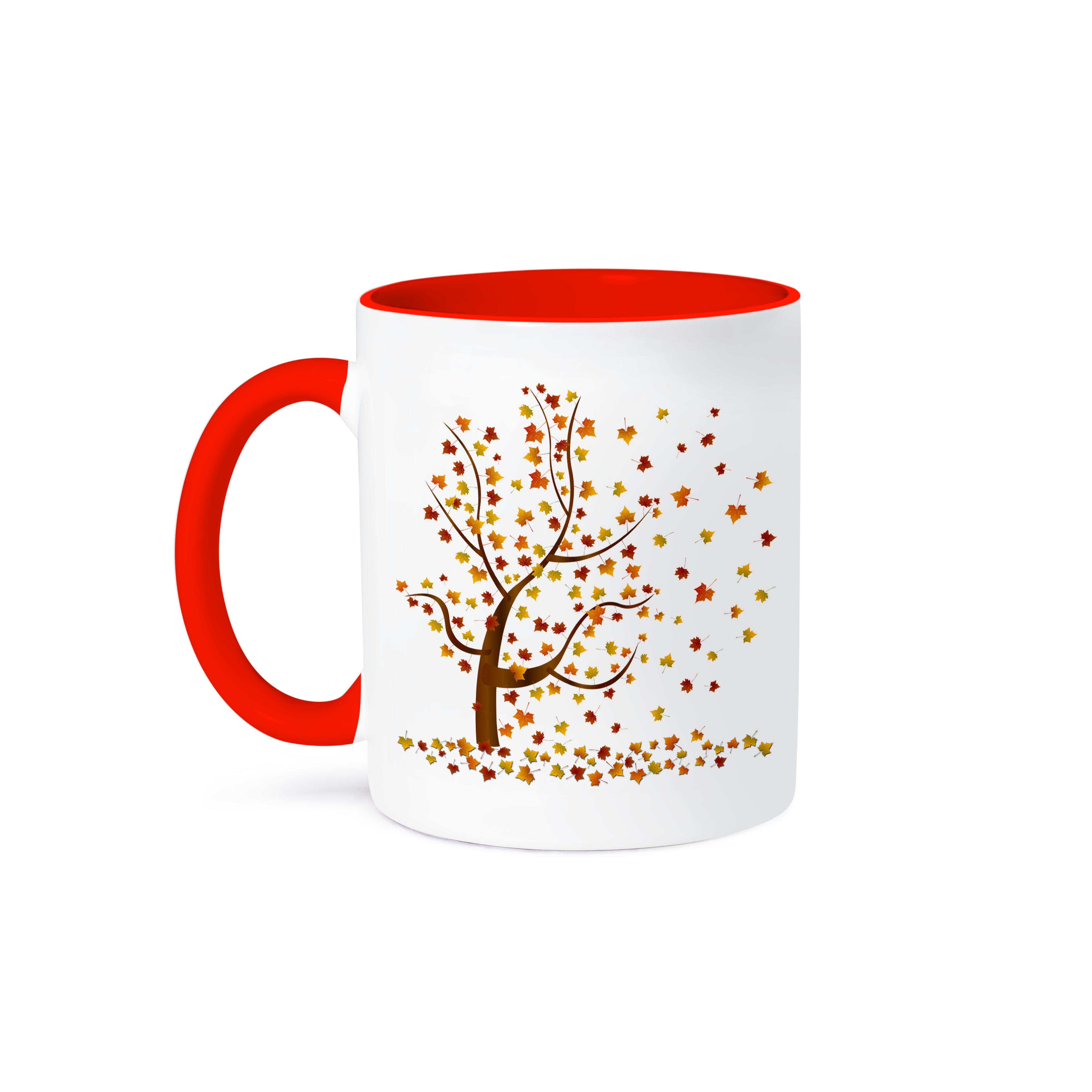 3dRose, Herbstbaum mit Blättern, Becher - Bild 8 von 99