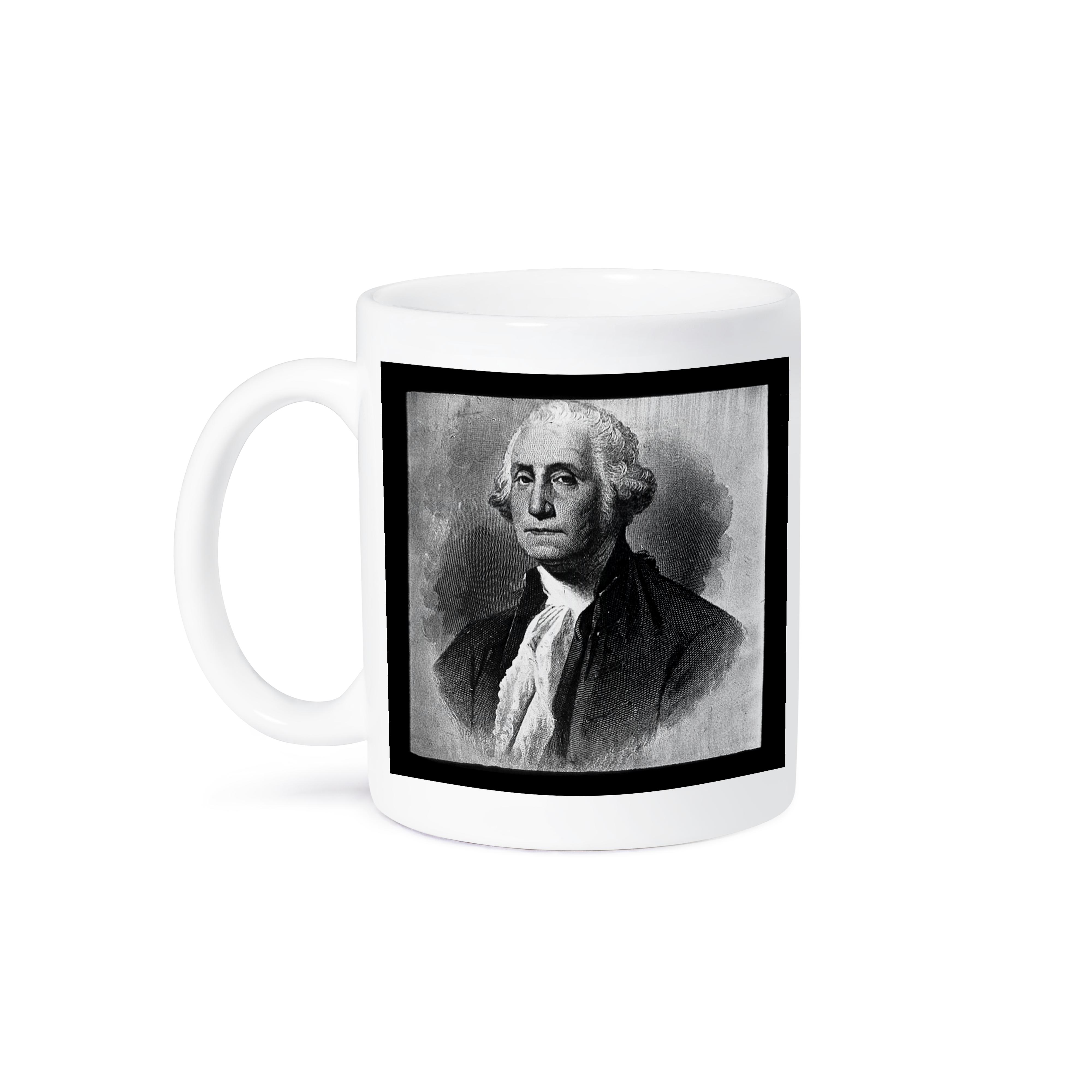 3dRose, George Washington by the Victor Animatograph Co. Black and White, Mug - Picture 15 of 99