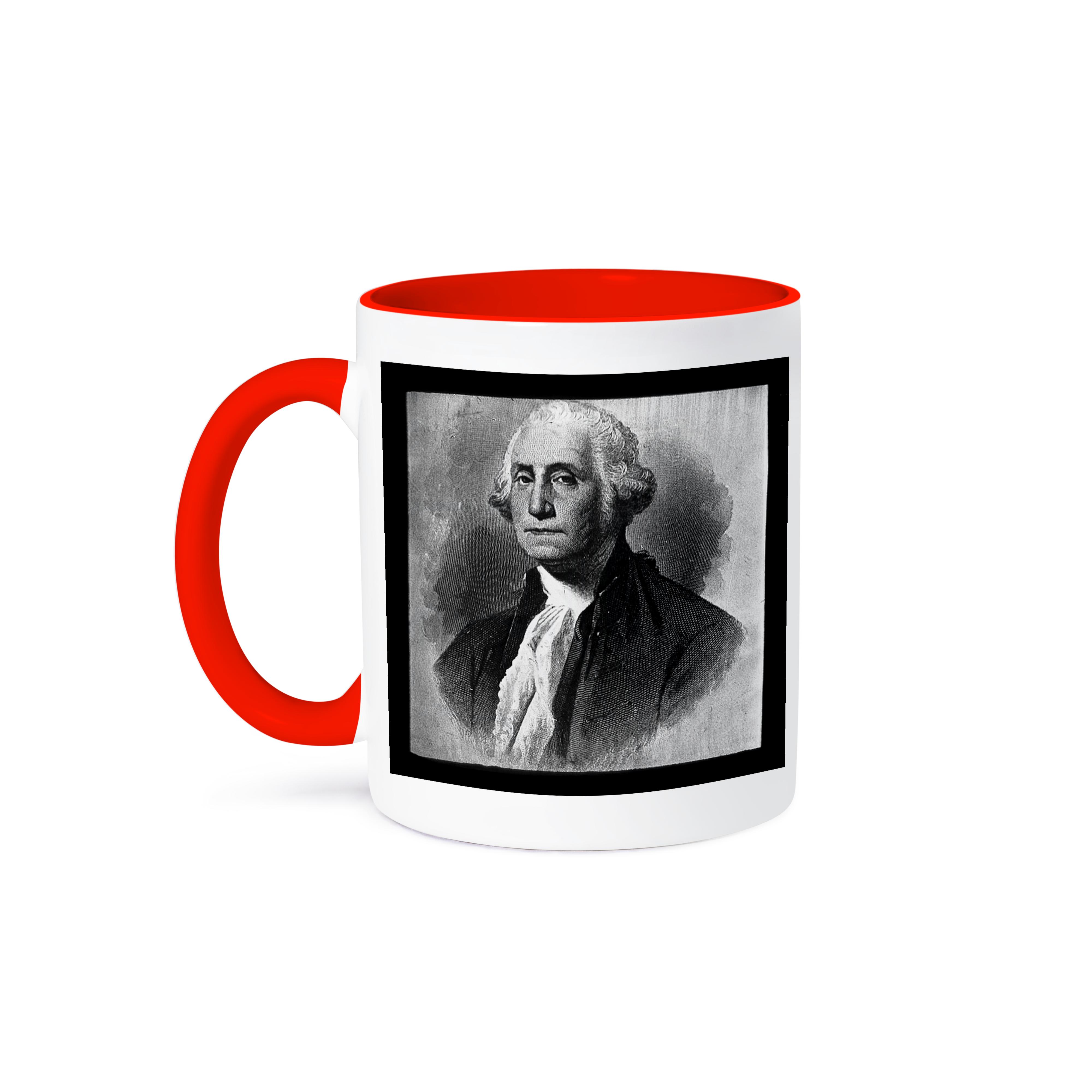 3dRose, George Washington by the Victor Animatograph Co. Black and White, Mug - Picture 29 of 99