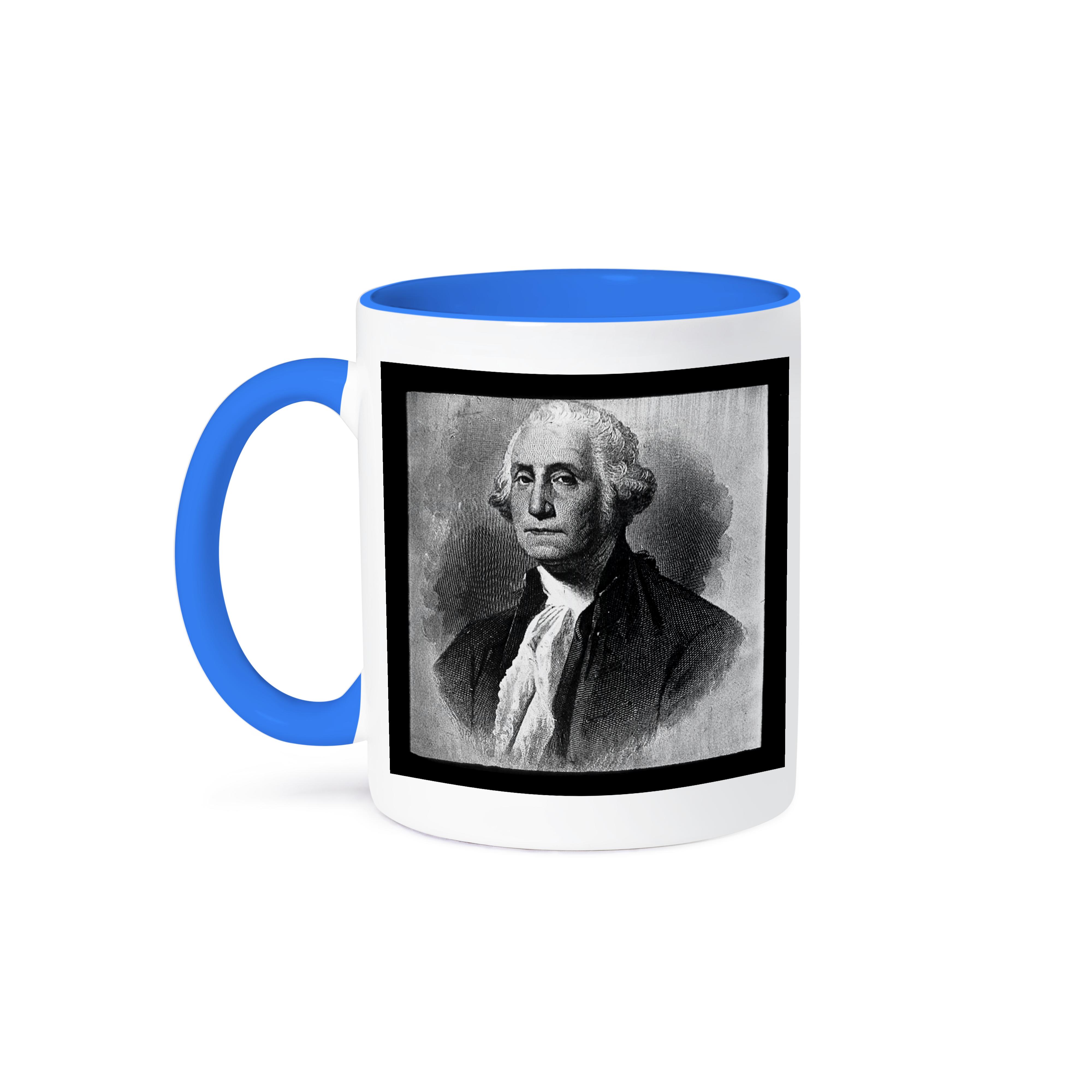 3dRose, George Washington by the Victor Animatograph Co. Black and White, Mug - Picture 43 of 99