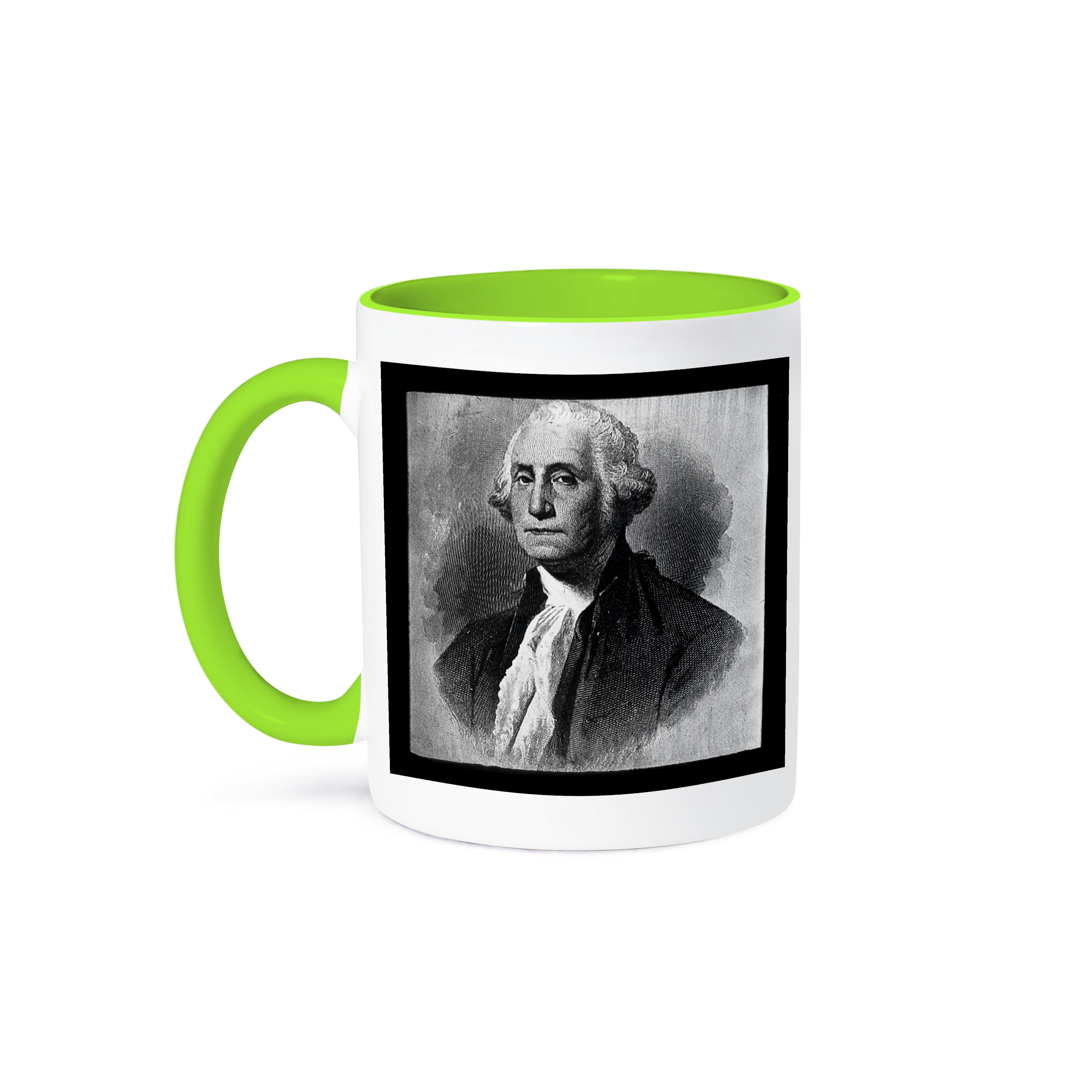 3dRose, George Washington by the Victor Animatograph Co. Black and White, Mug - Picture 36 of 99