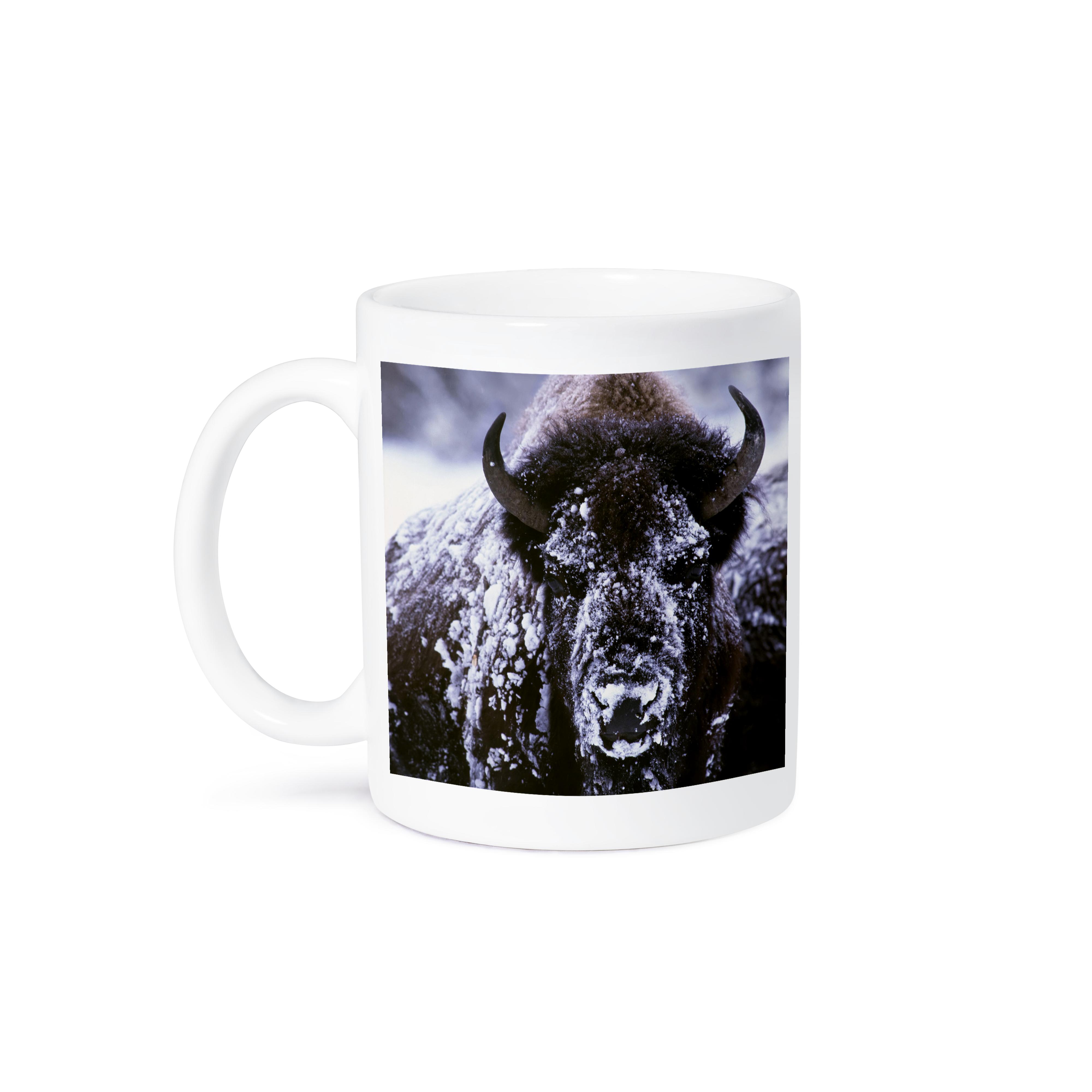 3dRose, Yellowstone NP, Bison in Winter - US51 CSL0007 - Charles Sleicher, Mug - Picture 29 of 99