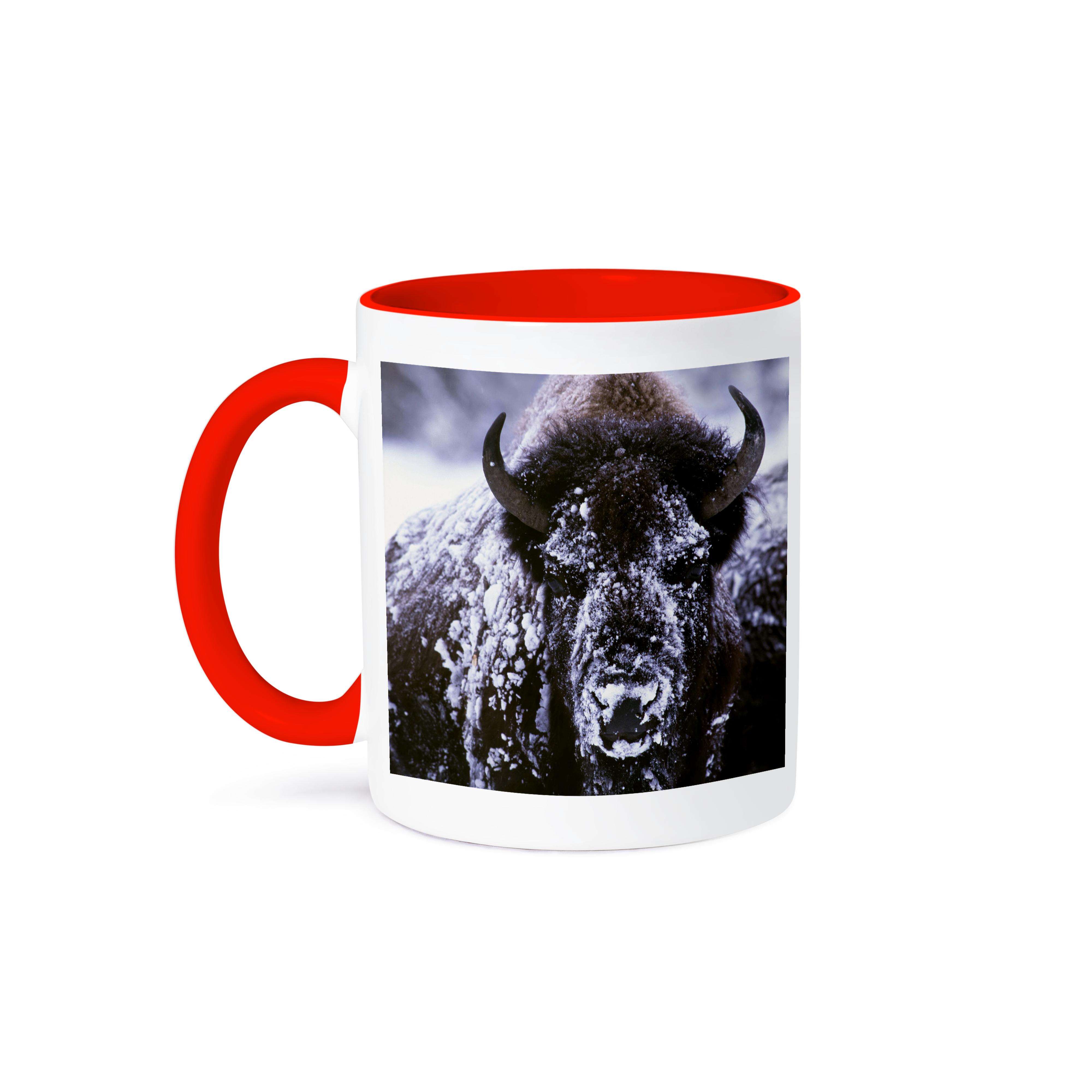 3dRose, Yellowstone NP, Bison in Winter - US51 CSL0007 - Charles Sleicher, Mug - Picture 8 of 99