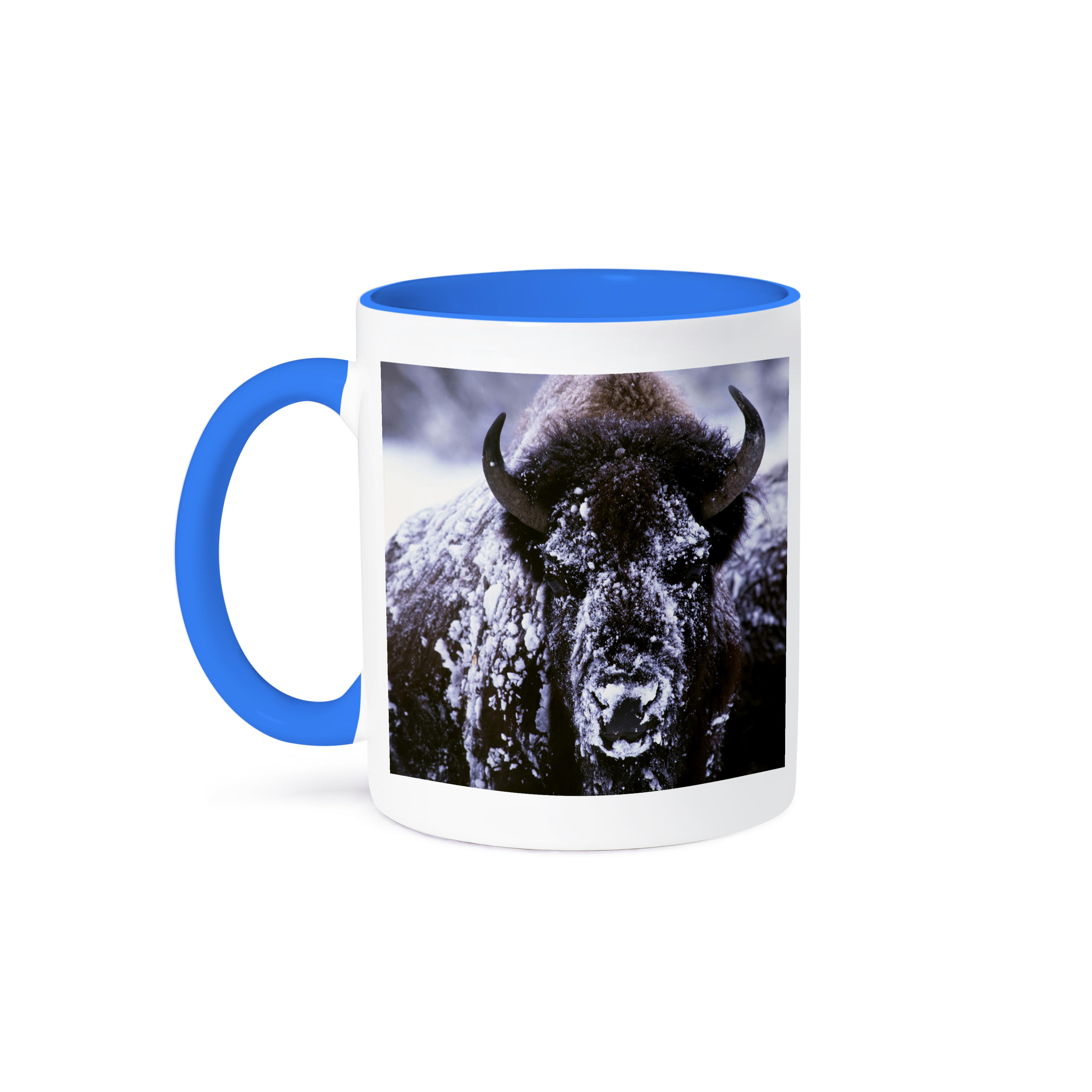 3dRose, Yellowstone NP, Bison in Winter - US51 CSL0007 - Charles Sleicher, Mug - Picture 50 of 99
