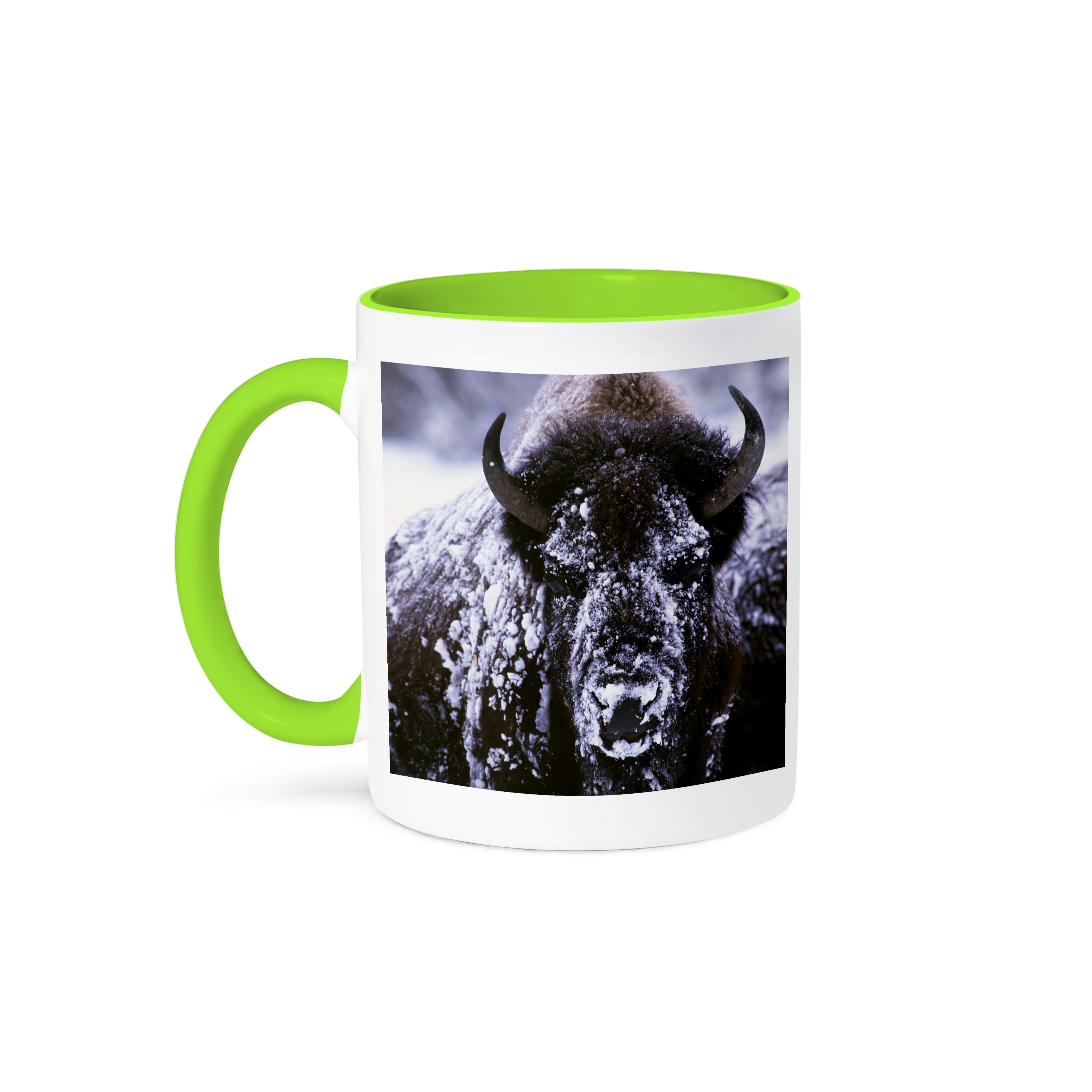 3dRose, Yellowstone NP, Bison in Winter - US51 CSL0007 - Charles Sleicher, Mug - Picture 79 of 99