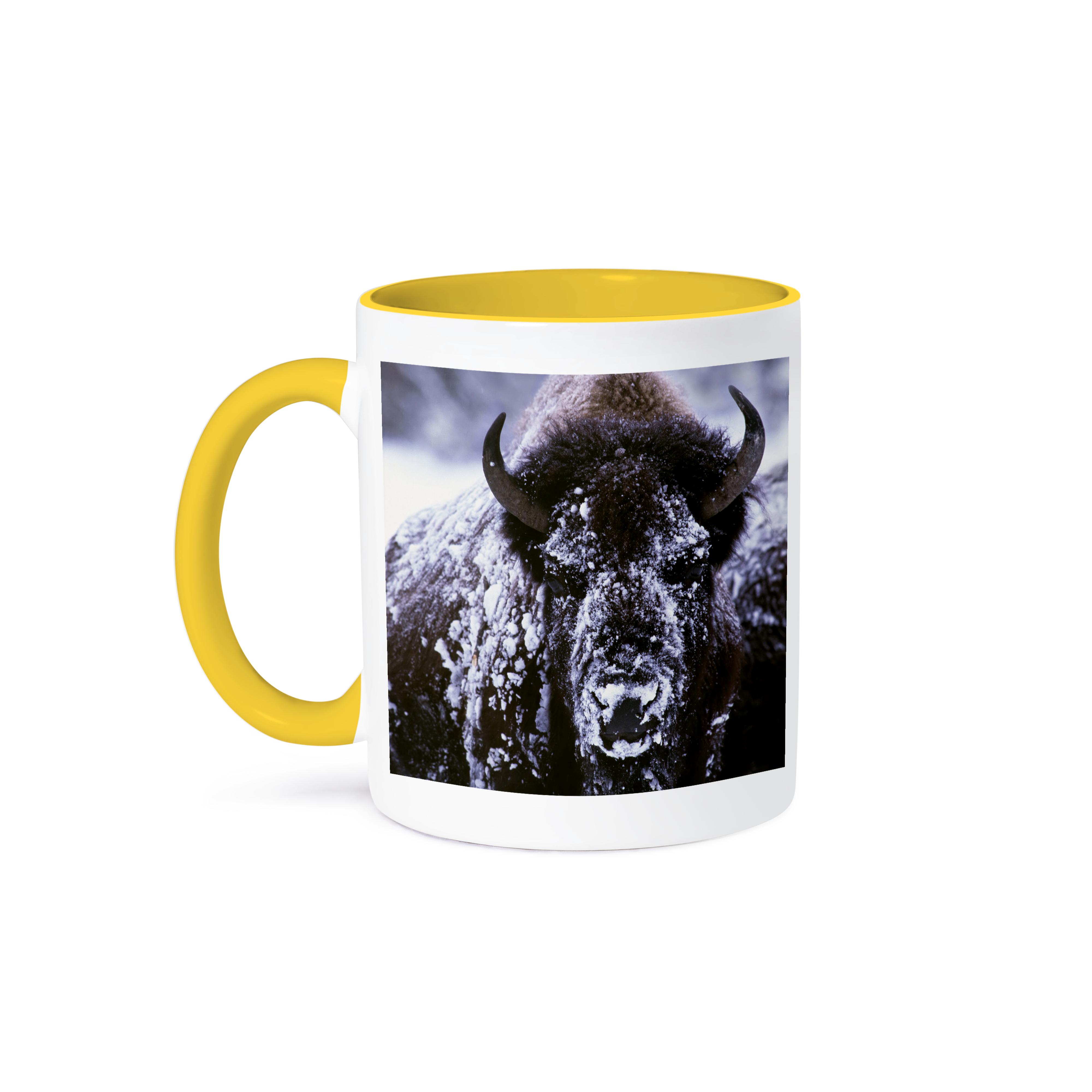 3dRose, Yellowstone NP, Bison in Winter - US51 CSL0007 - Charles Sleicher, Mug - Picture 36 of 99