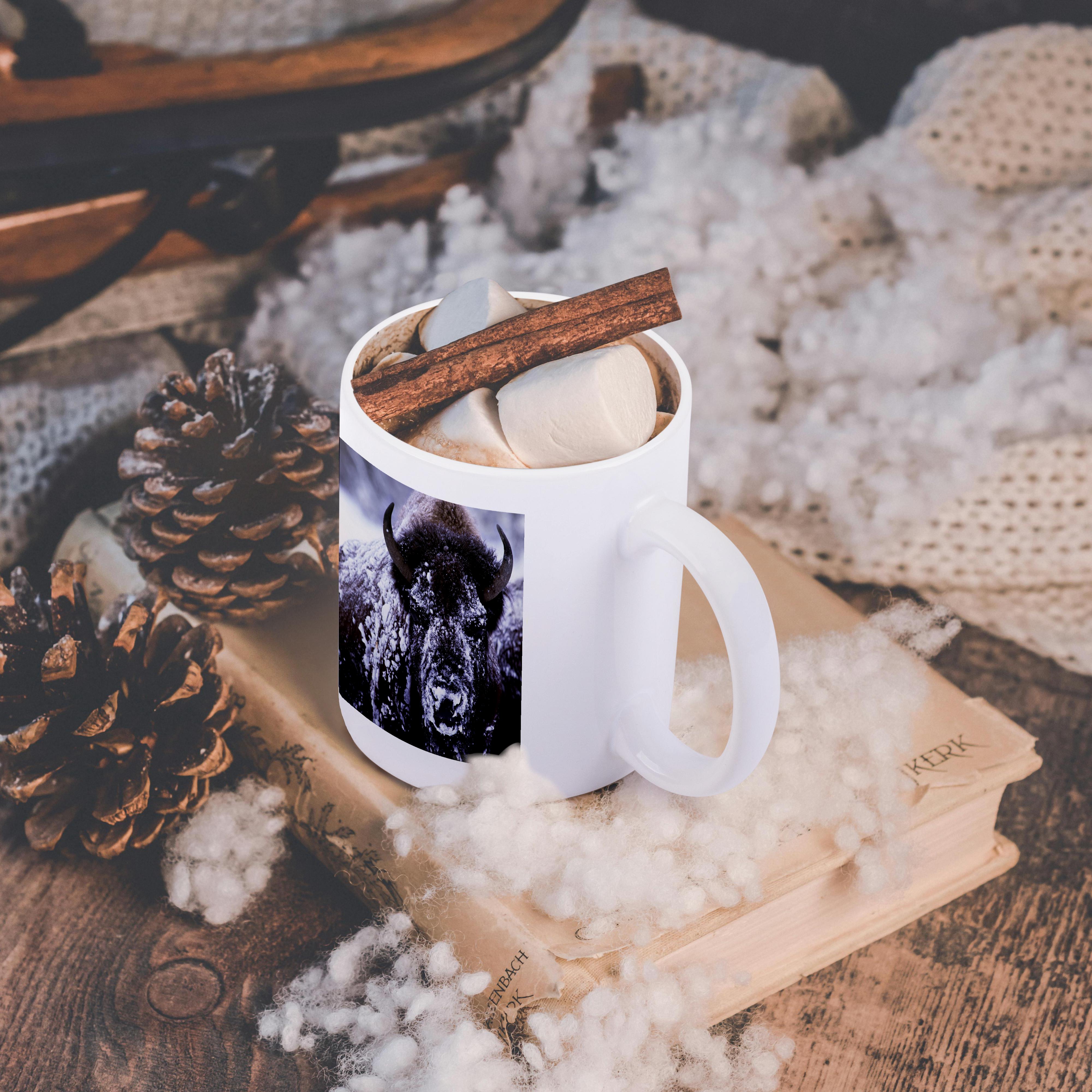 3dRose, Yellowstone NP, Bison in Winter - US51 CSL0007 - Charles Sleicher, Mug - Picture 33 of 99