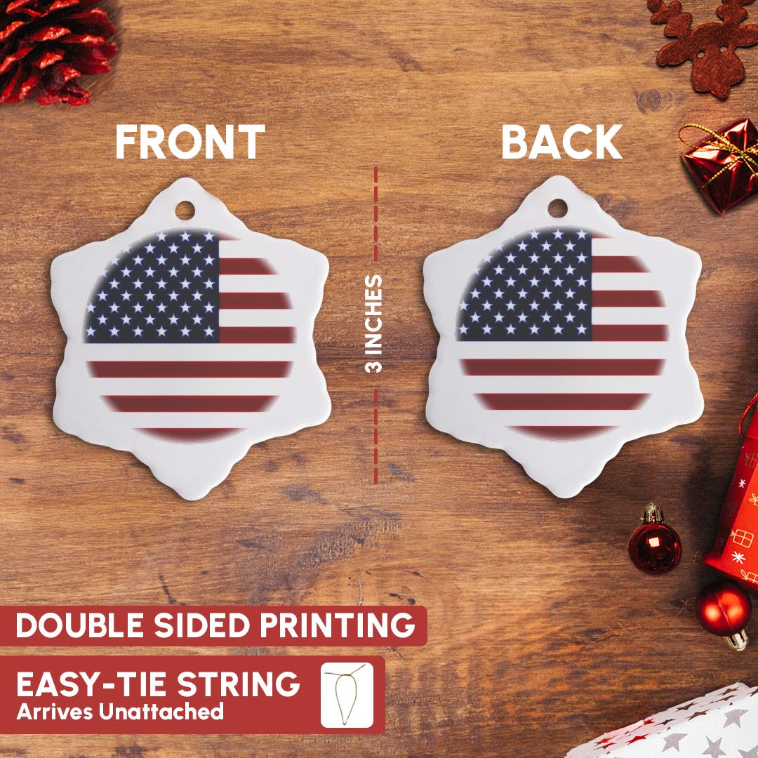 3dRose, Unites States American Flag, Ornament - Picture 17 of 21