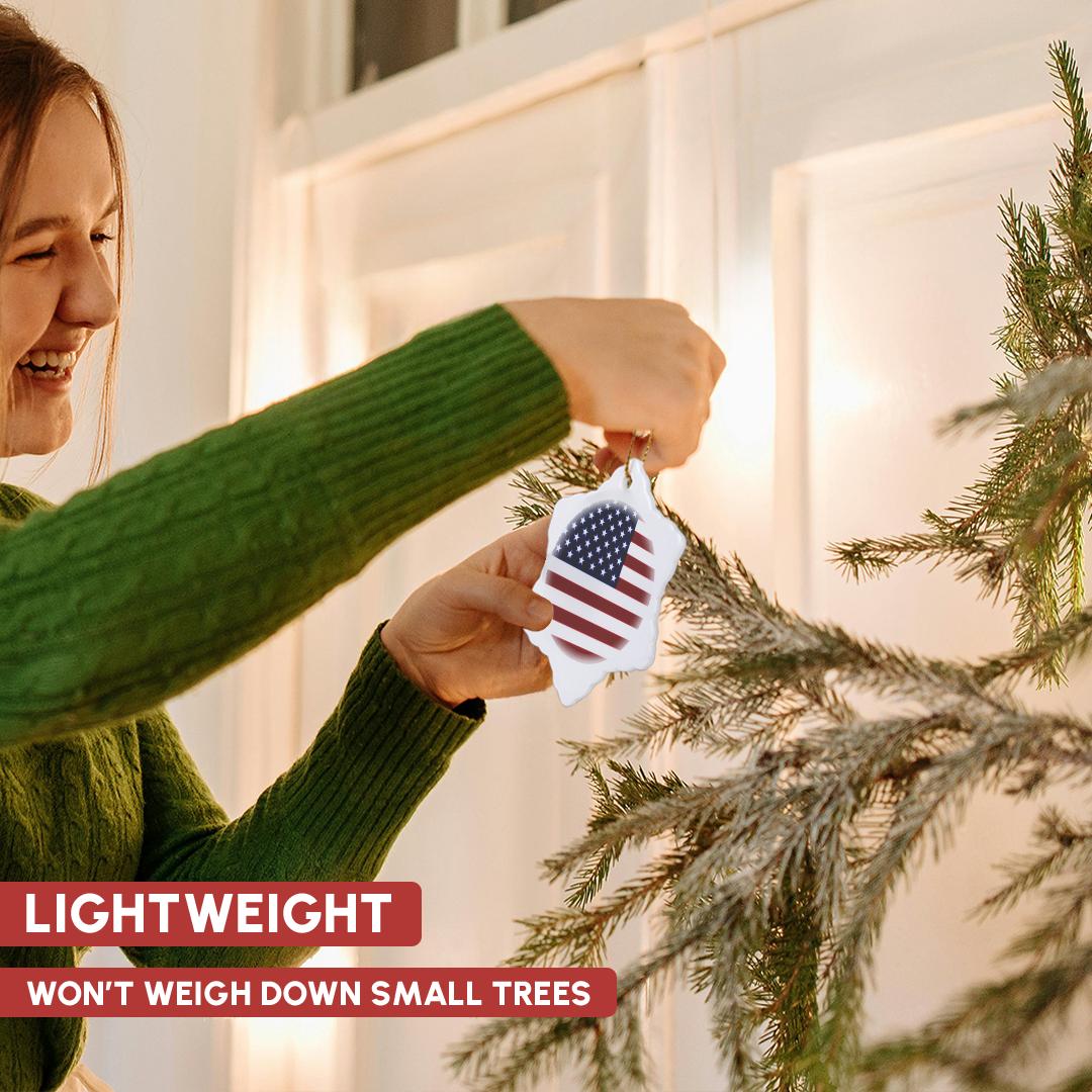 3dRose, Unites States American Flag, Ornament - Picture 18 of 21