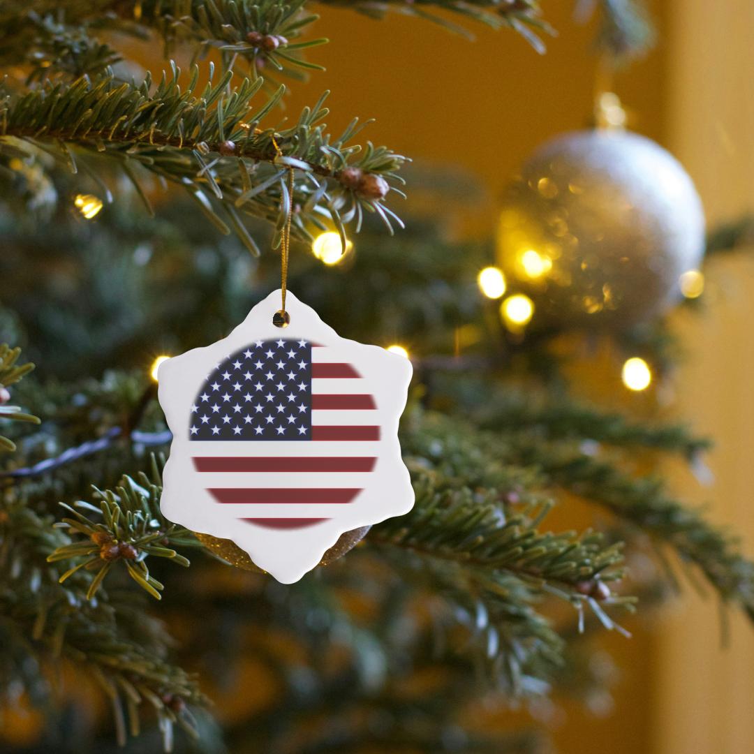 3dRose, Unites States American Flag, Ornament - Picture 21 of 21