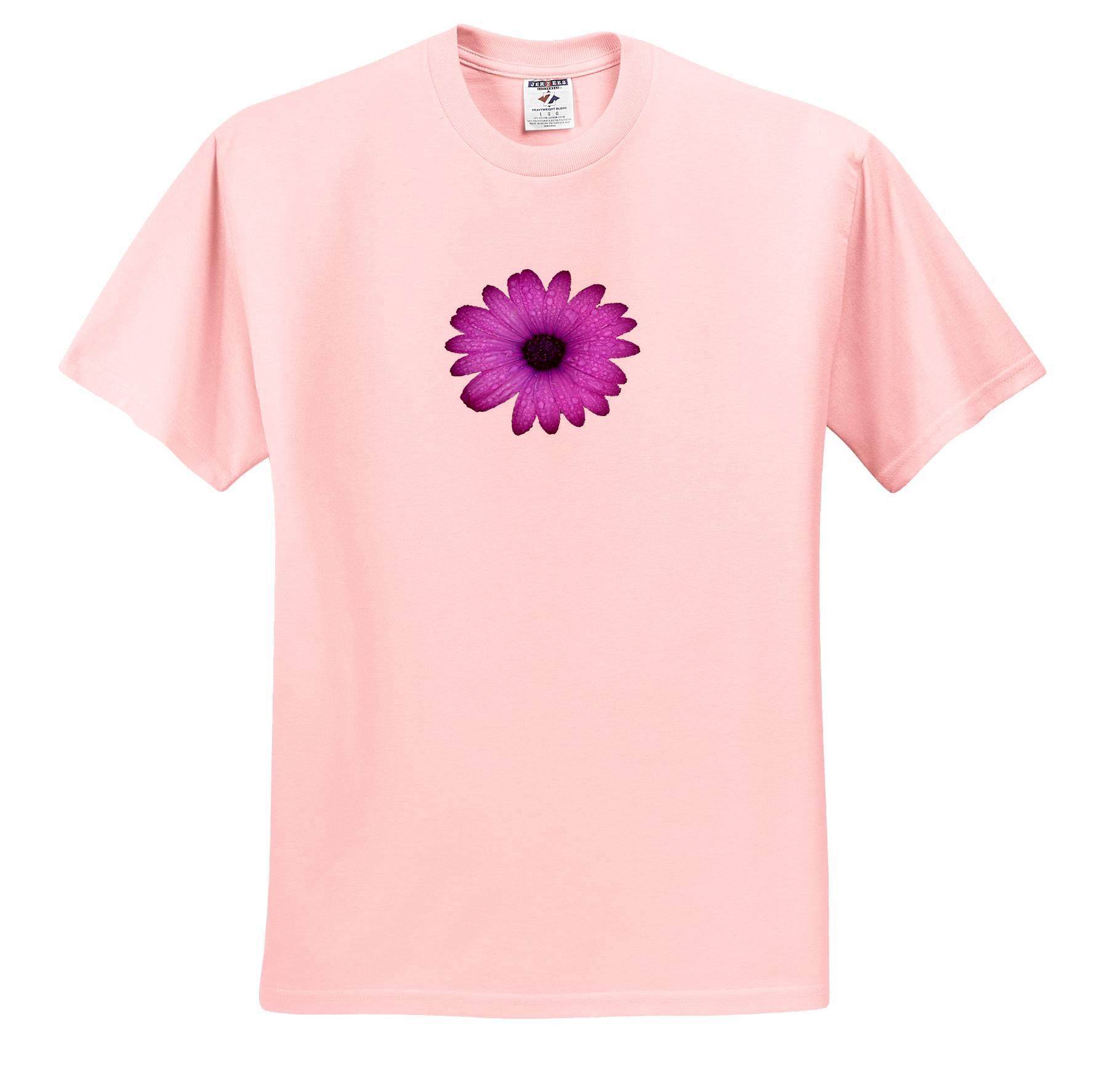 3dRose, Purple Daisy And Raindrops Isolated, T-Shirt - Picture 3 of 148