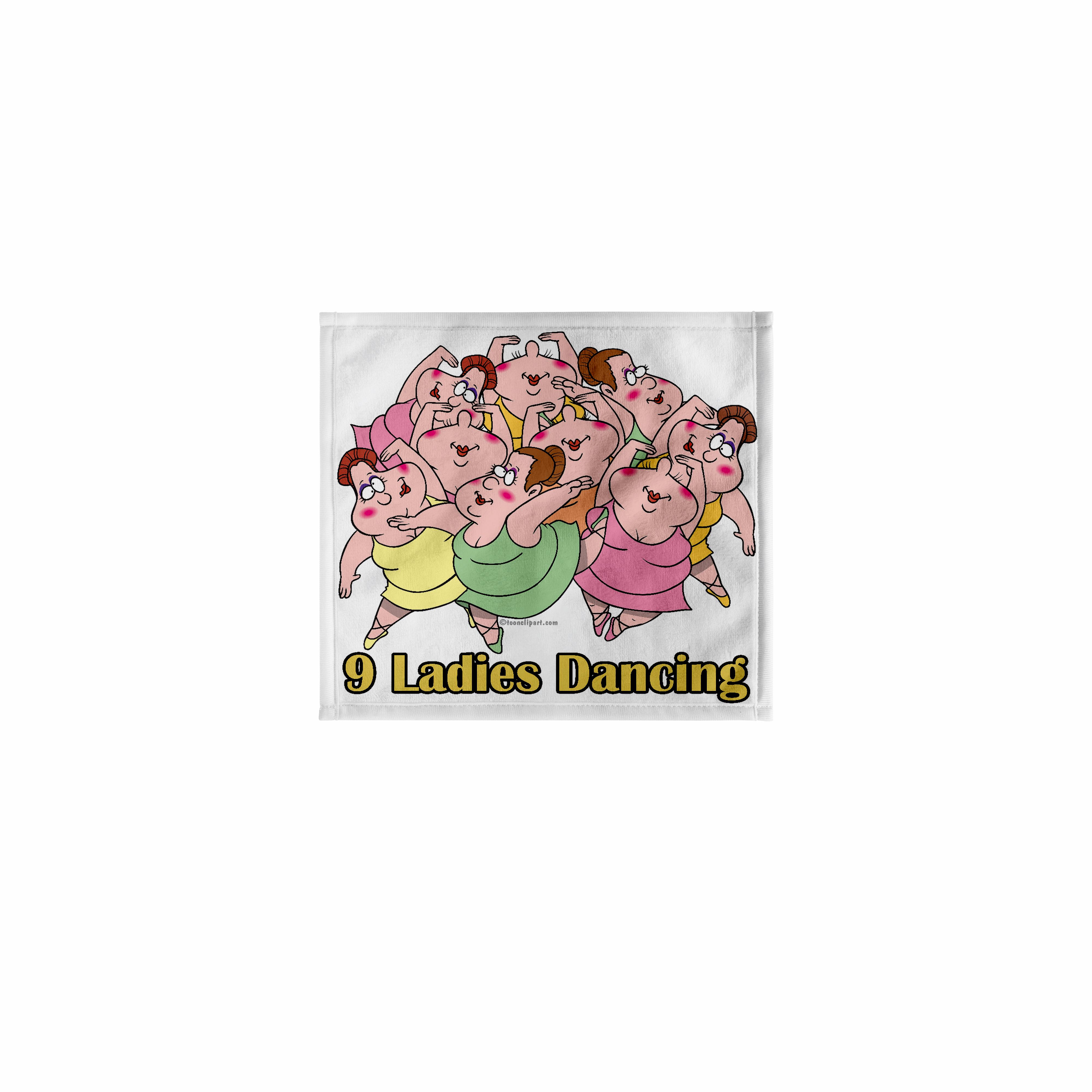3dRose, Nine Ladies Dancing, Handtuch - Bild 8 von 28