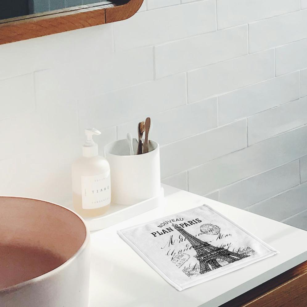 3dRose, Nouveau Paris Torre Eiffel vintage, toalla - Imagen 9 de 28