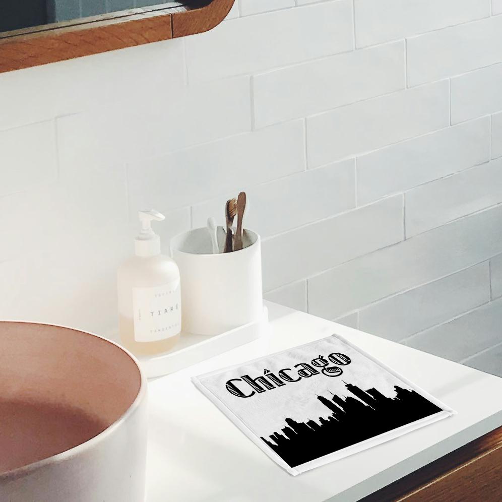 3dRose, Chicago City Skyline, Towel