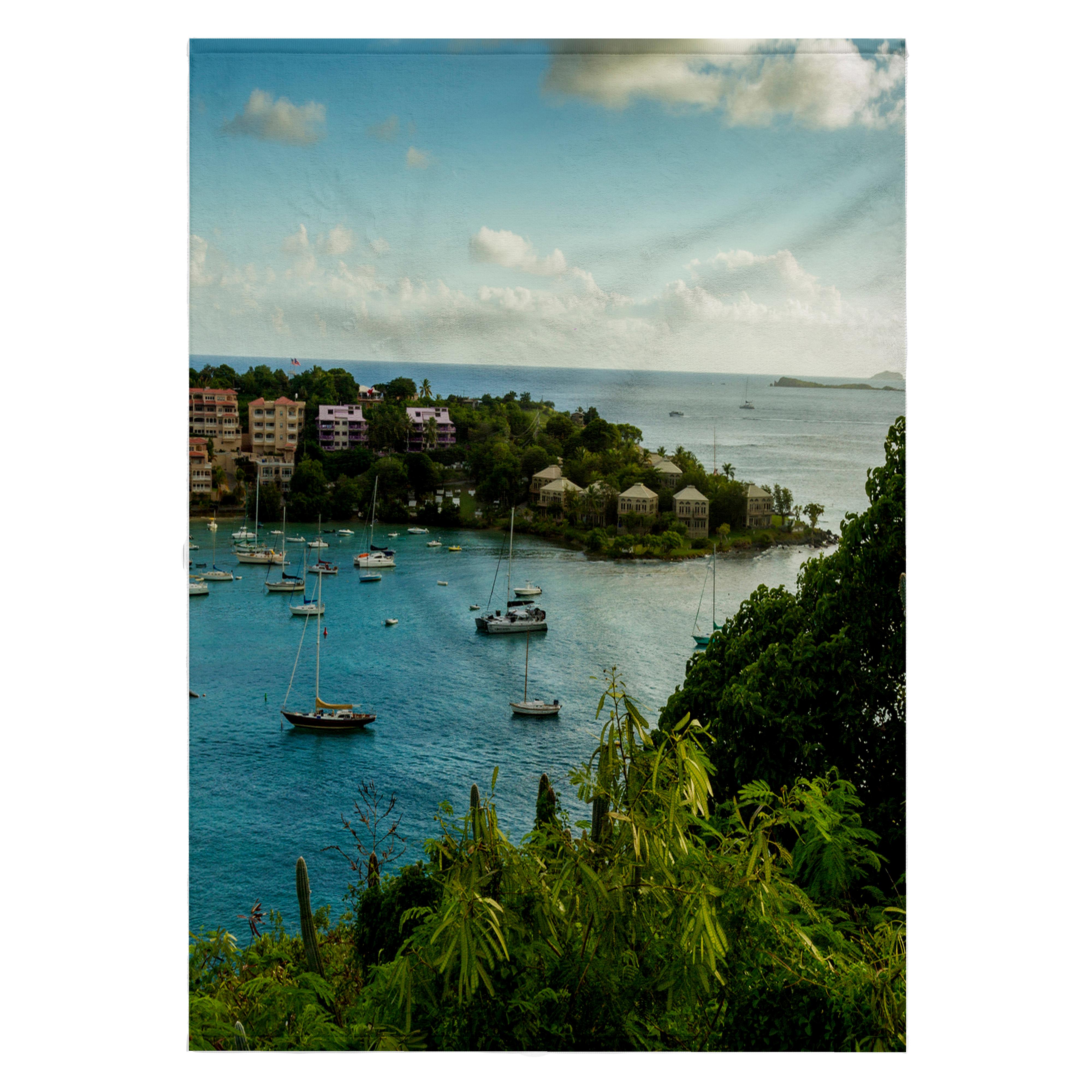 3dRose, Karibik, USA Jungferninseln, St. John. Scenic of Cruz Bay., Handtuch - Bild 22 von 28