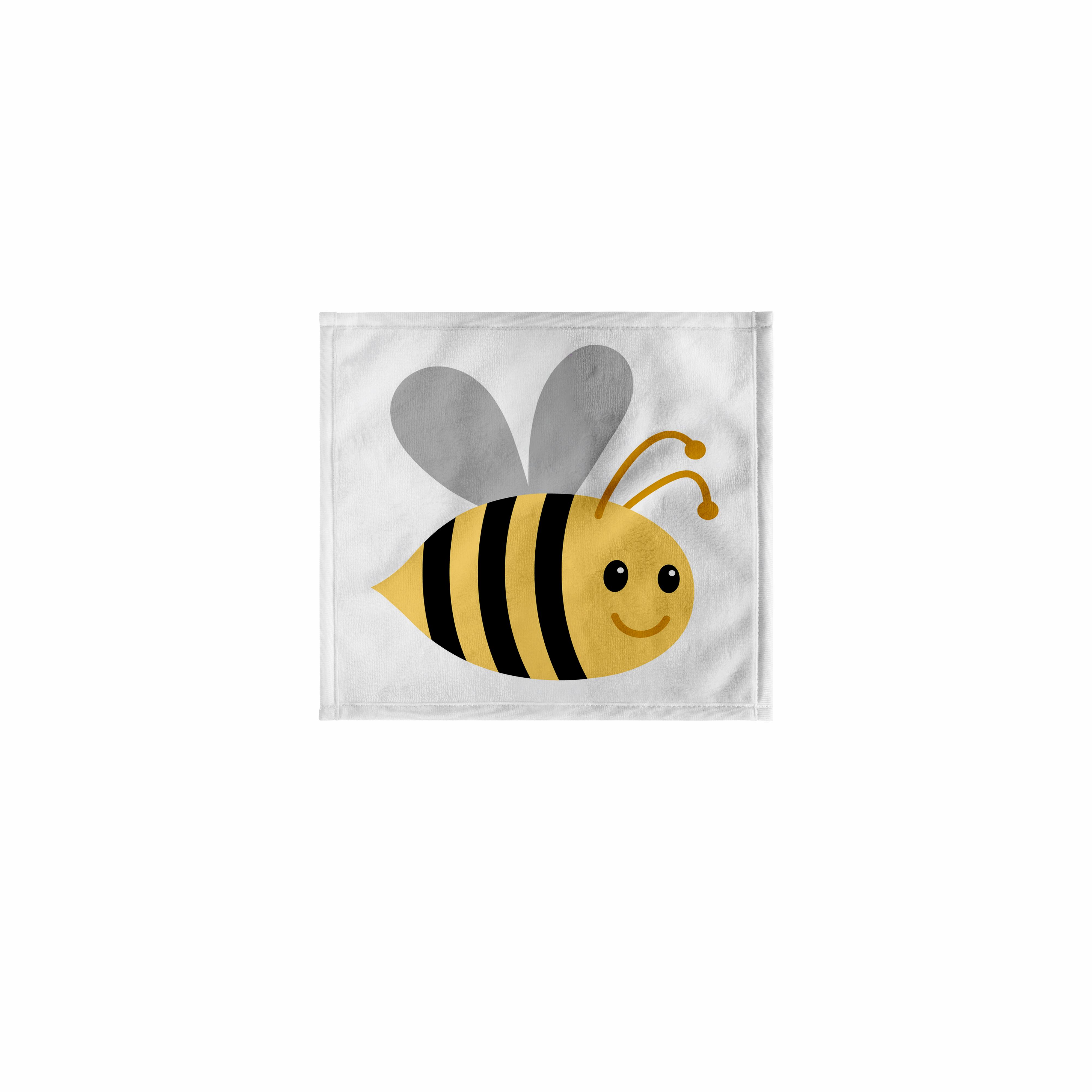 3dRose, Cute cartoon bumble bee, Towel - Picture 8 of 28