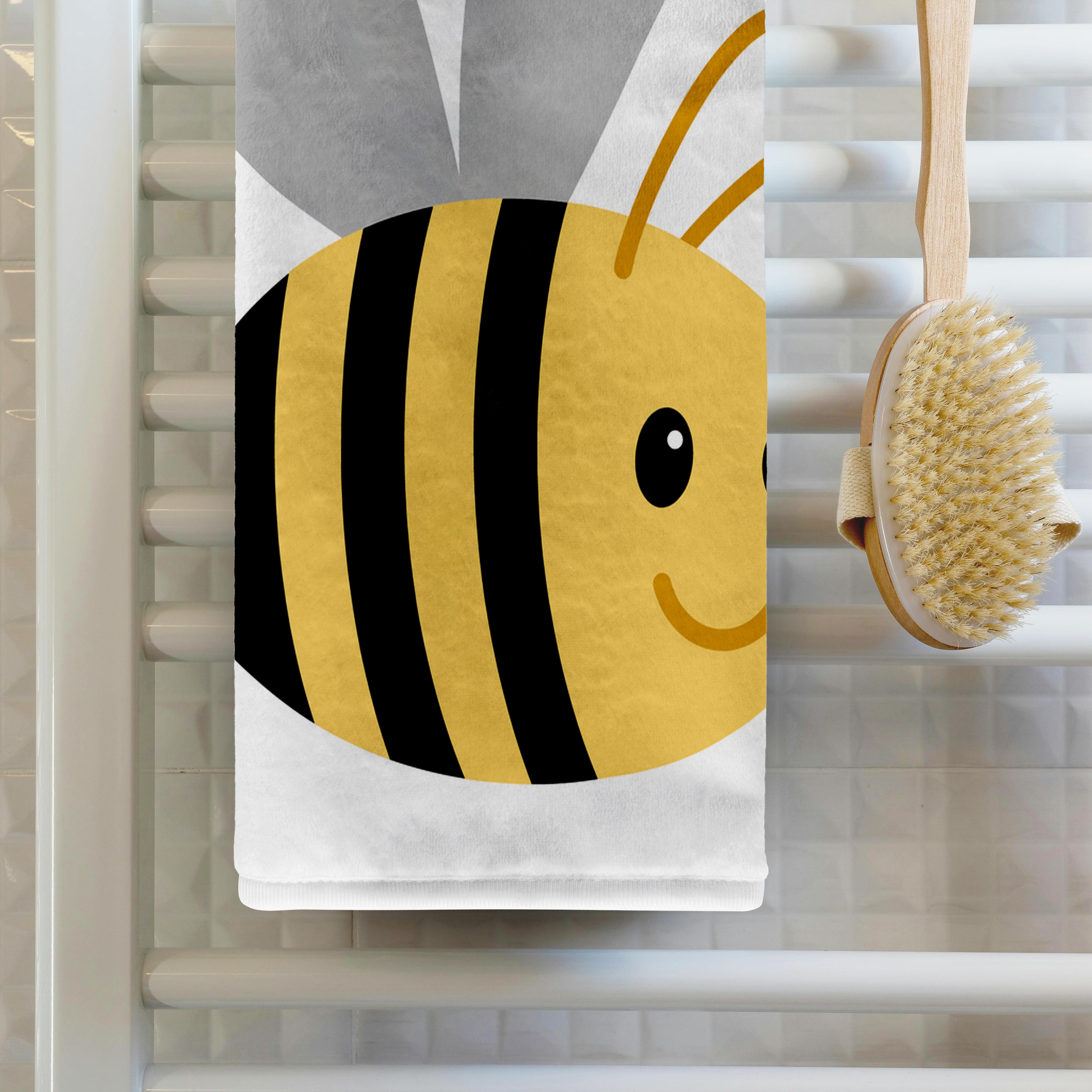 3dRose, Cute cartoon bumble bee, Towel - Picture 2 of 28