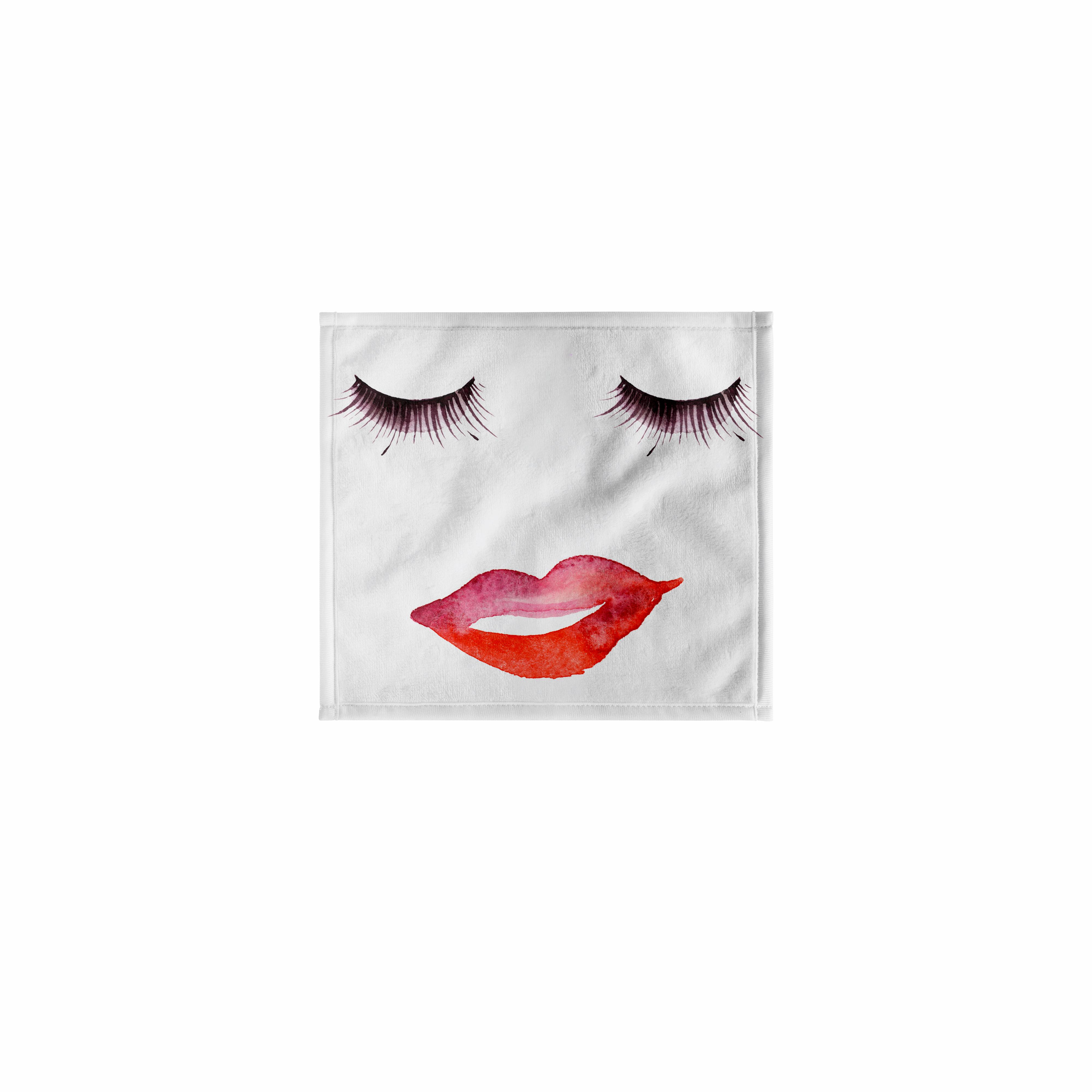 3dRose, Eyelashes and Lips, Towel