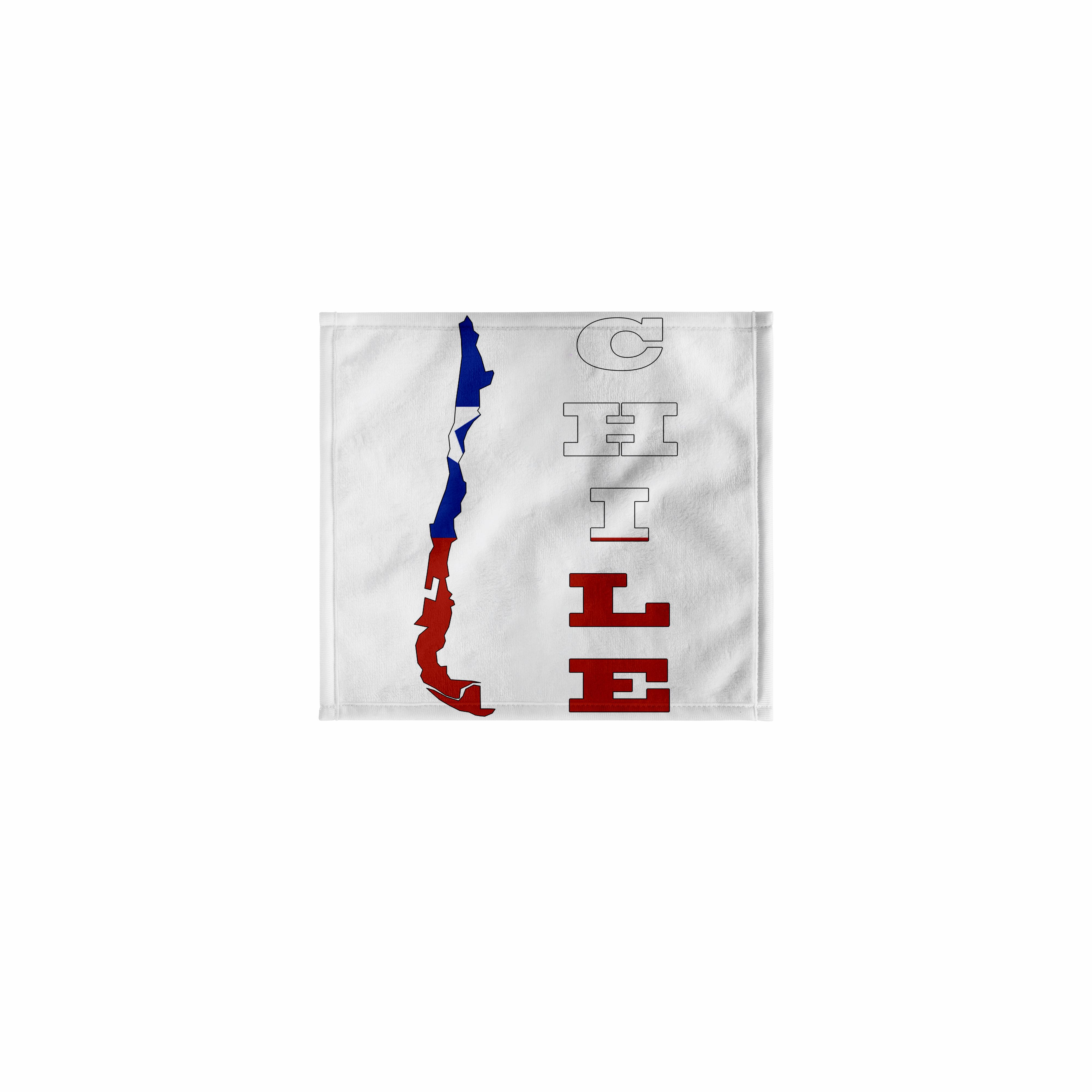 3dRose, Chilean flag in the map and letters of Chile, Towel - Picture 8 of 28