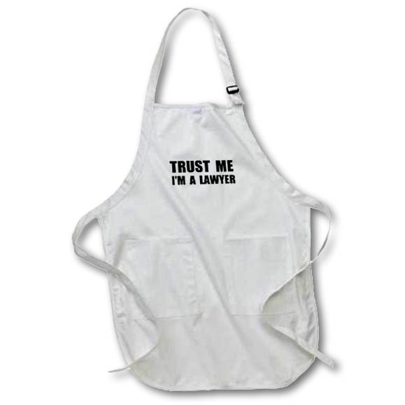 Apron - Trust me Im a Lawyer - fun Law humor - funny job work office gift Trust me series
