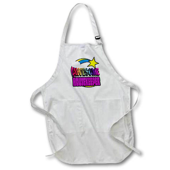 Apron - Shooting Star Rainbow Awesome Housekeeper Funky Awesome Designs