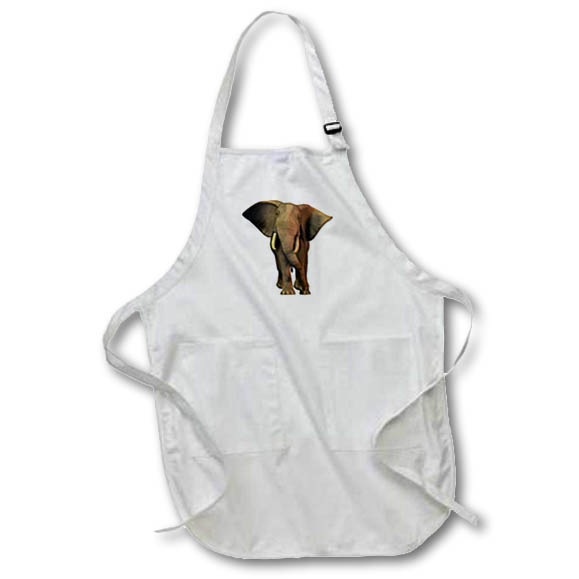 Apron - African Elephant Graphics Animal