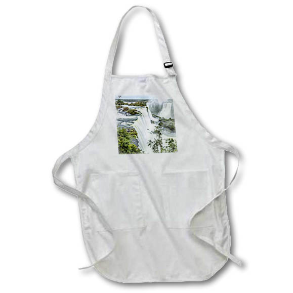 Apron - Brazil, Iguazu Falls. Landscape of waterfalls. Brazil