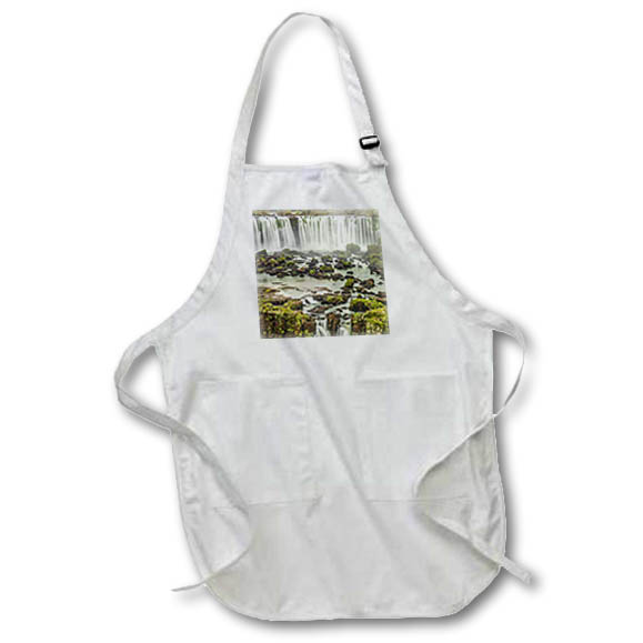 Apron - Brazil, Iguazu Falls. Landscape scene of waterfalls. Brazil