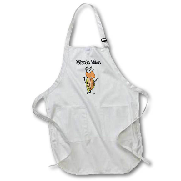 Apron - Funny Cute Cicada Time Insect Bug Cartoon Animals