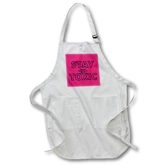Apron - Image of stay toxic s Random RETRO Designs