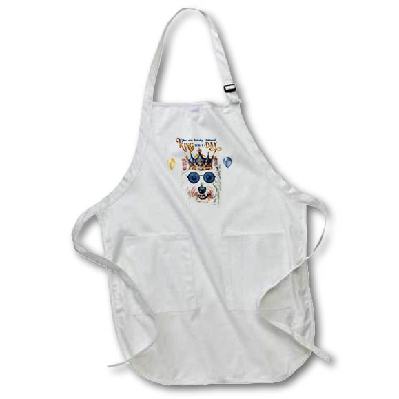 Apron - West Highland Terrier Dog King for a Day Cute Dog Lover KING for a Day Dogs