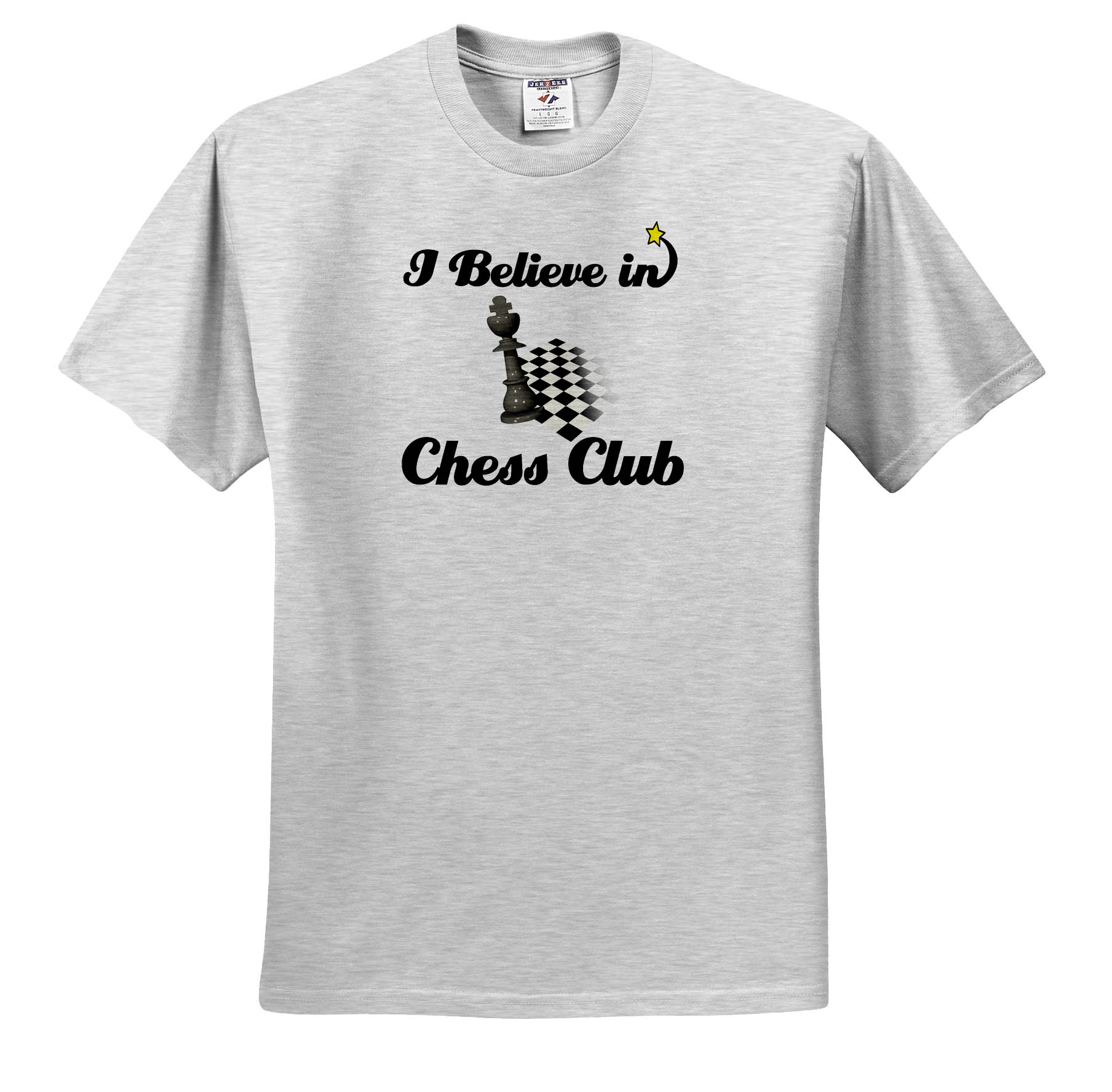 3dRose, I Believe In Chess Club, T-Shirt - Picture 5 of 73