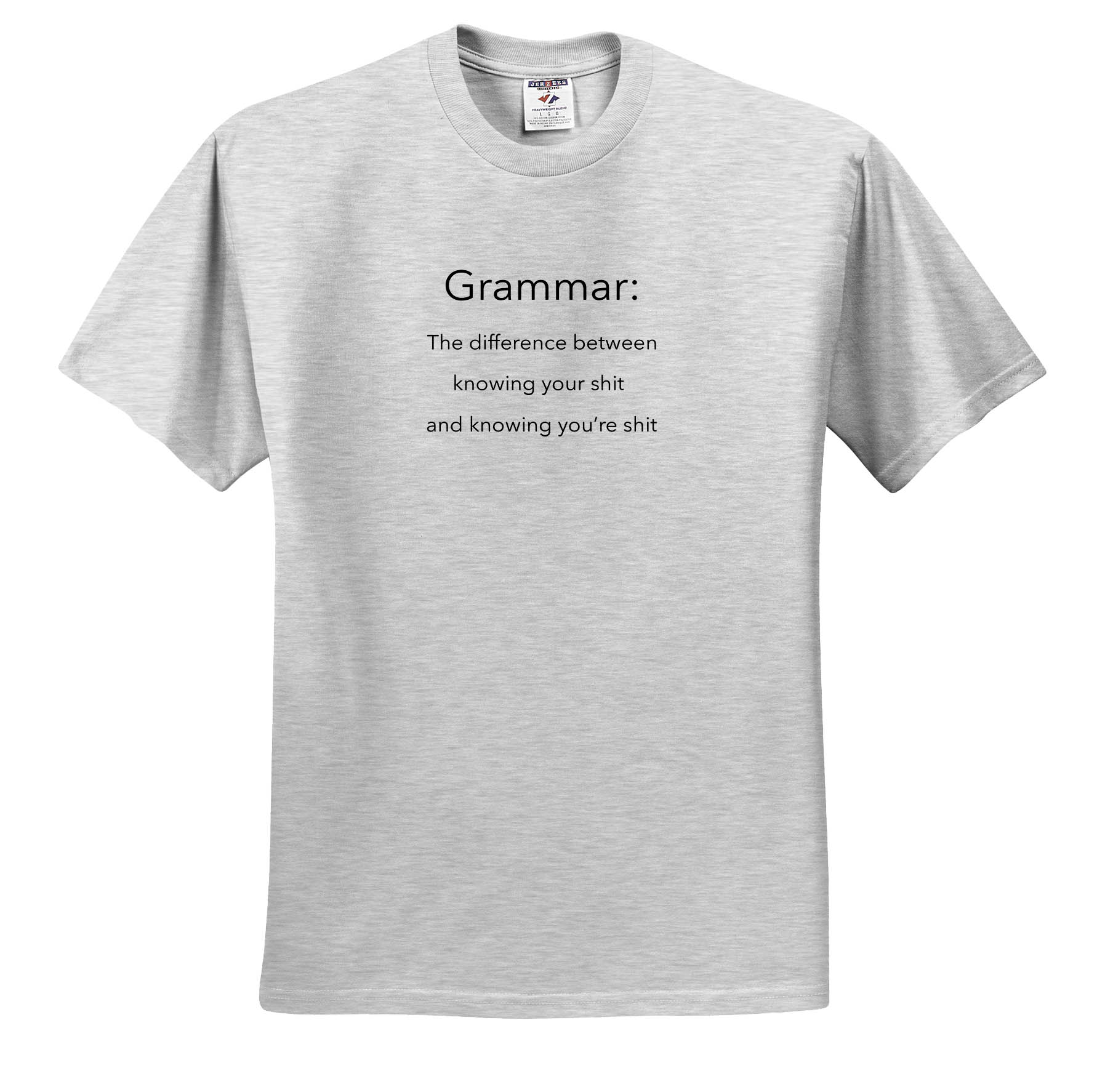 3dRose, Saying - The definition of Grammar, T-Shirt - Picture 5 of 73