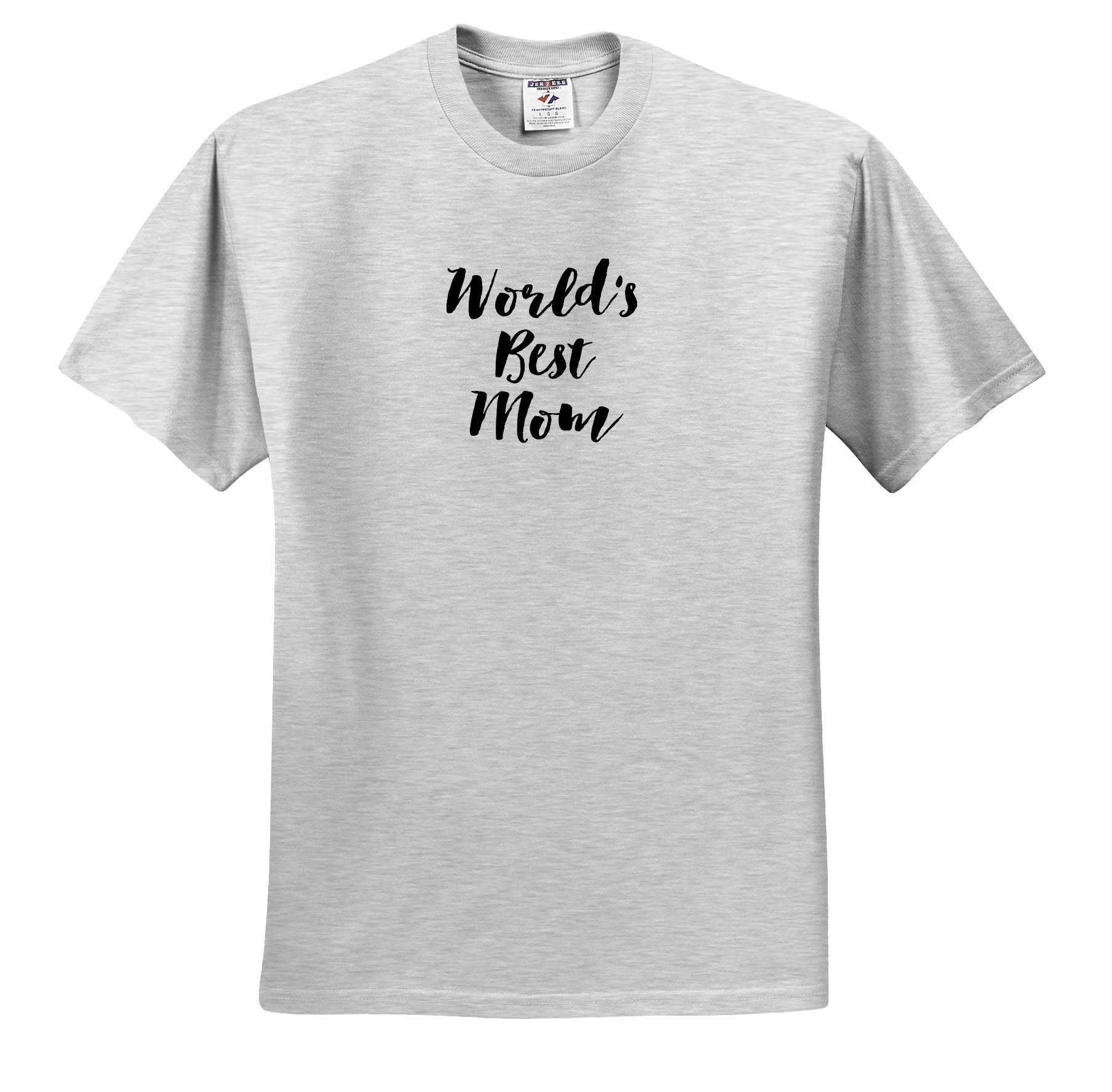 3dRose, Phrase - Worlds Best Mom, T-Shirt - Picture 5 of 73