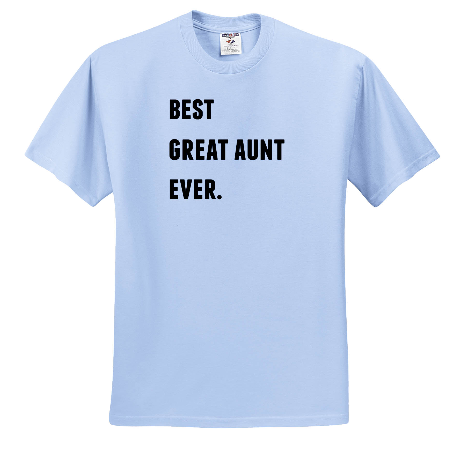 3dRose, Best Great Aunt Ever, Black Letters On A White Background, T-Shirt - Picture 2 of 73